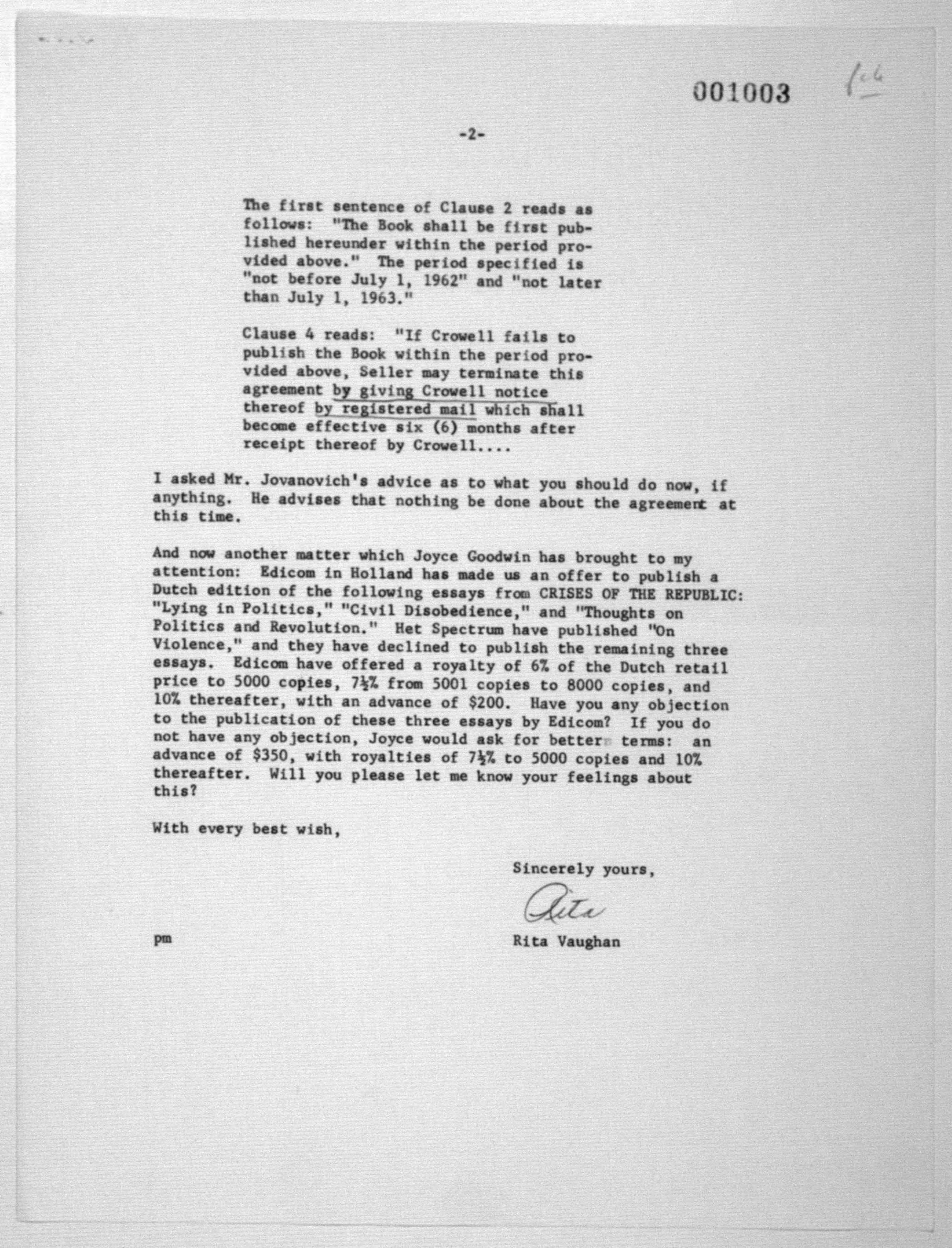 Scanned image of the current content page