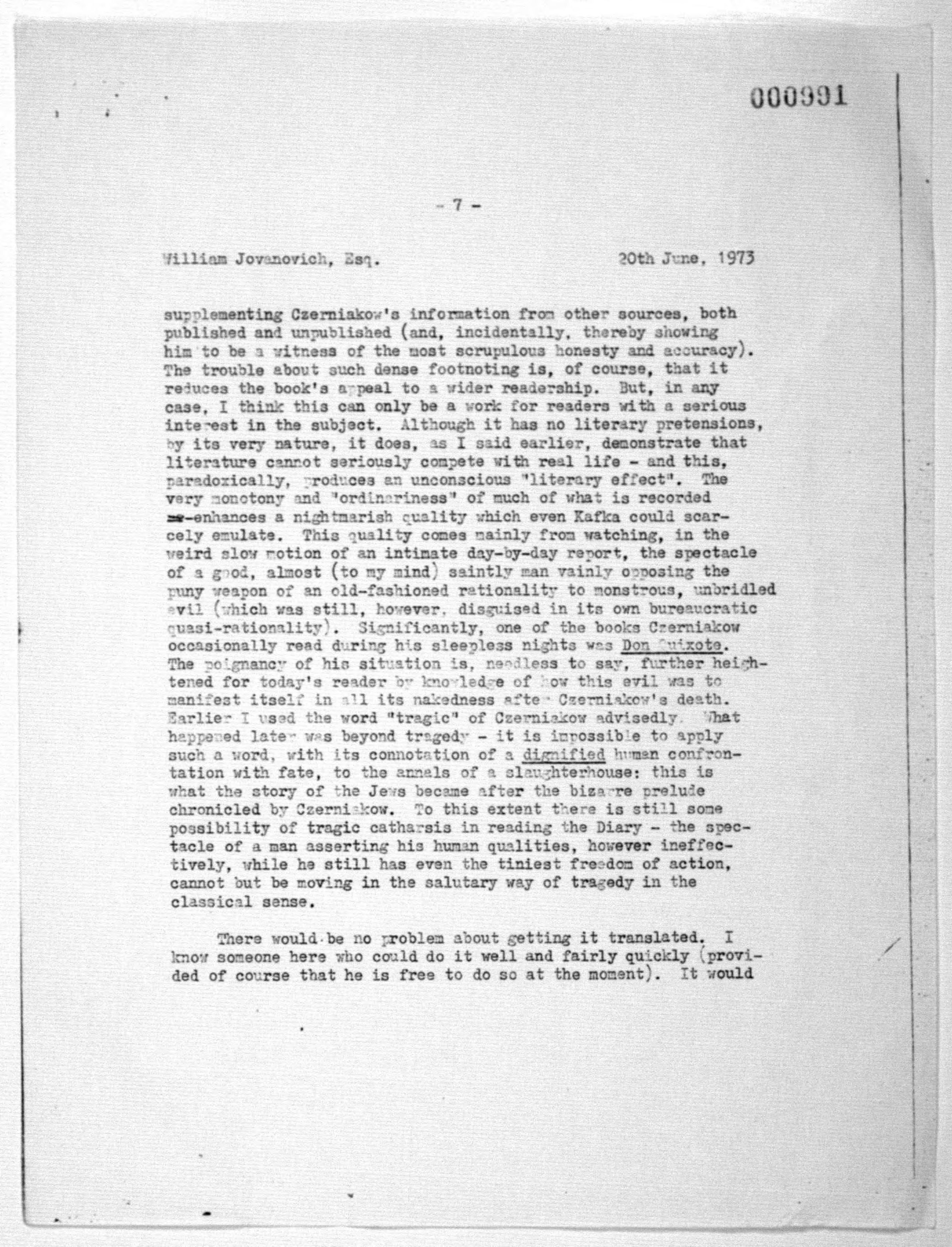 Scanned image of the current content page