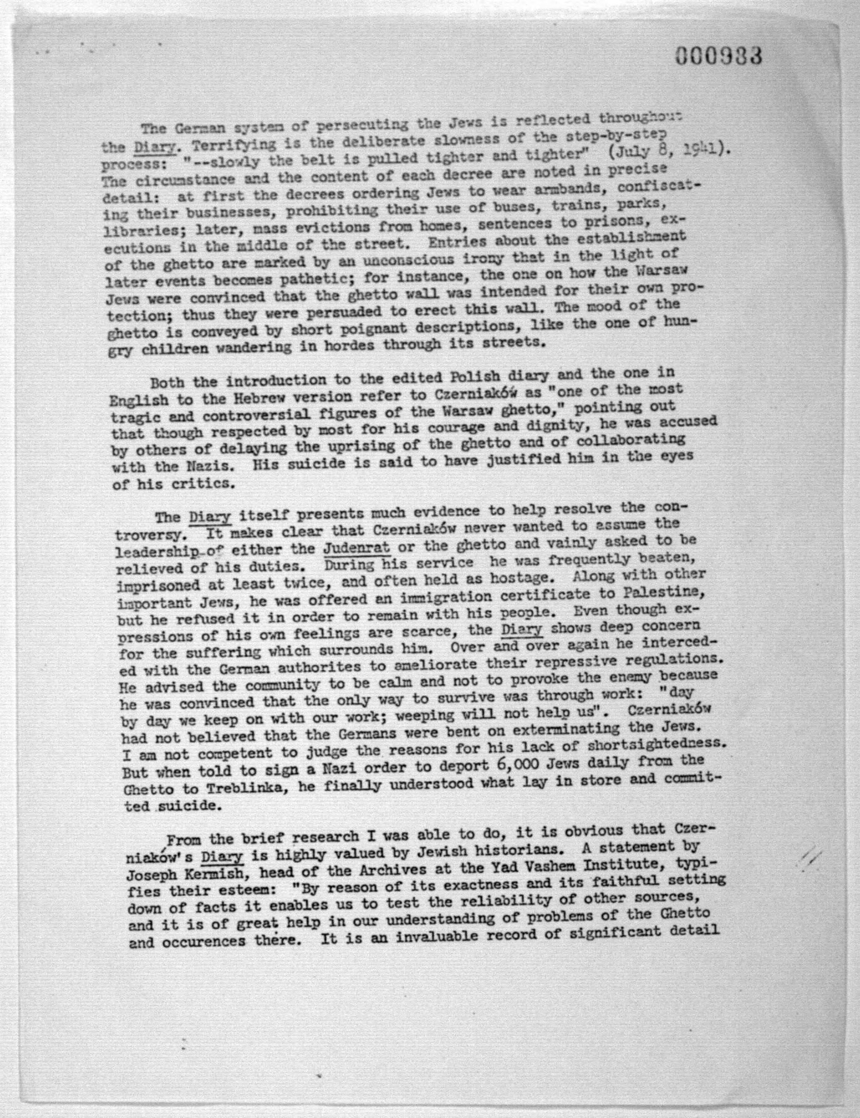 Scanned image of the current content page