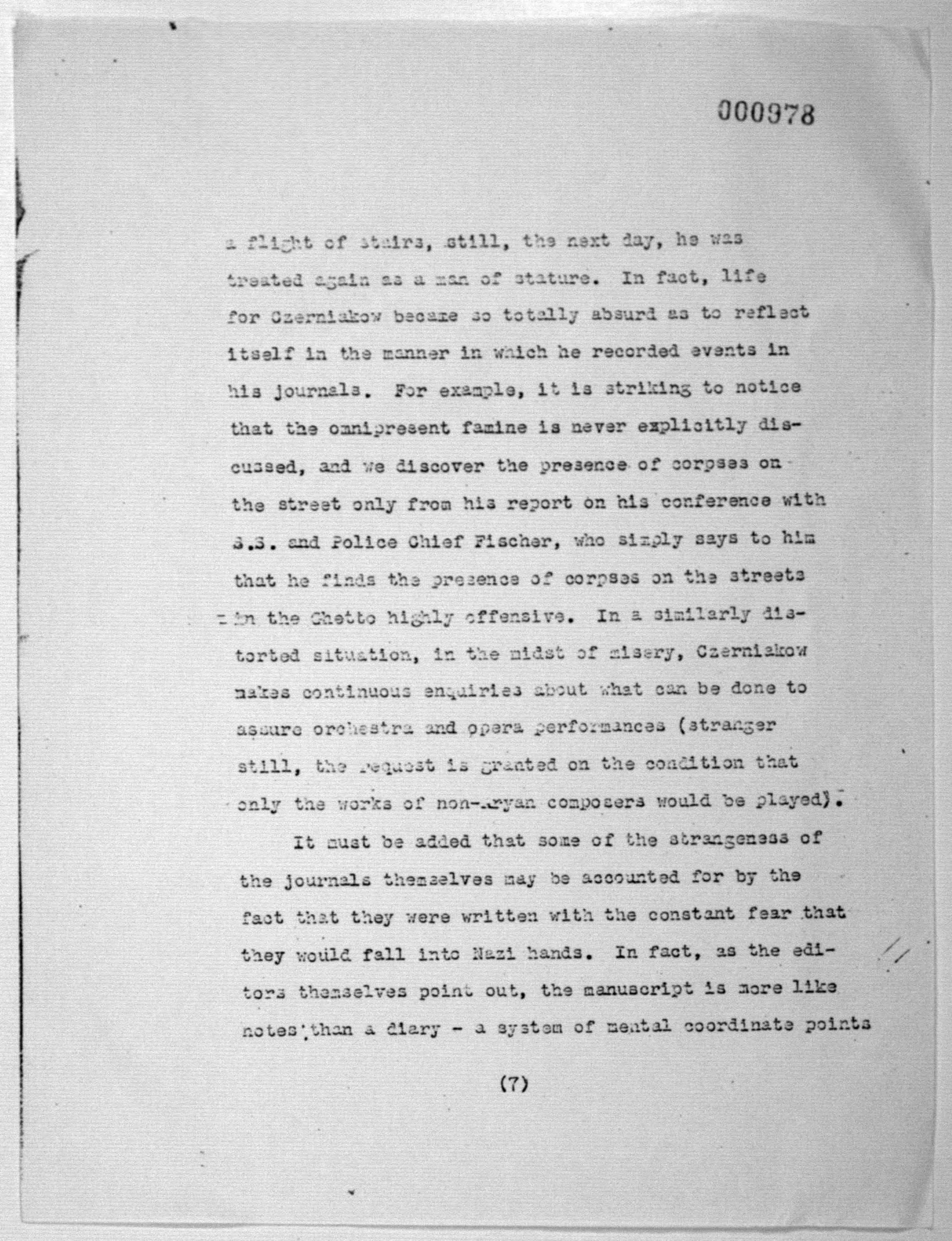 Scanned image of the current content page