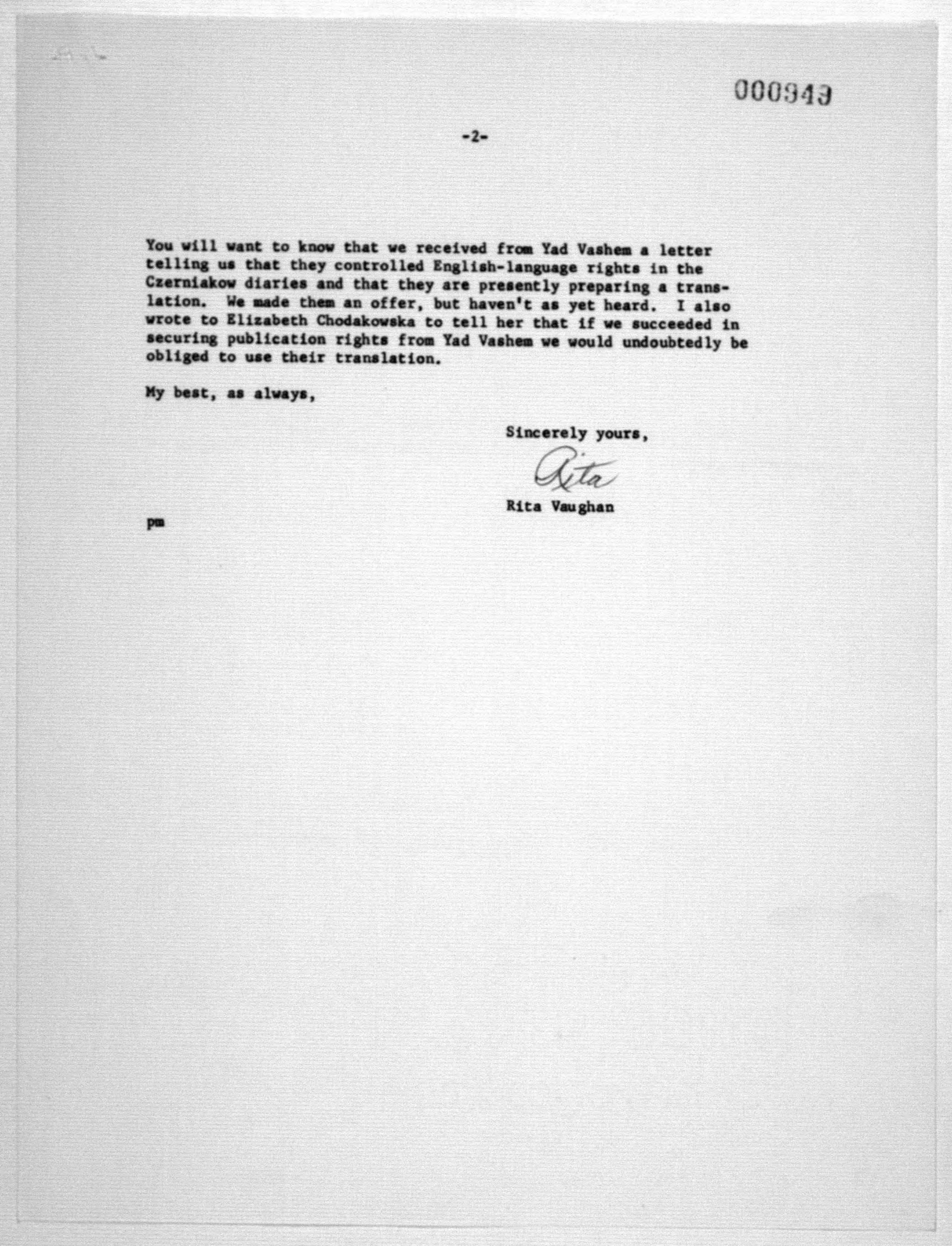 Scanned image of the current content page
