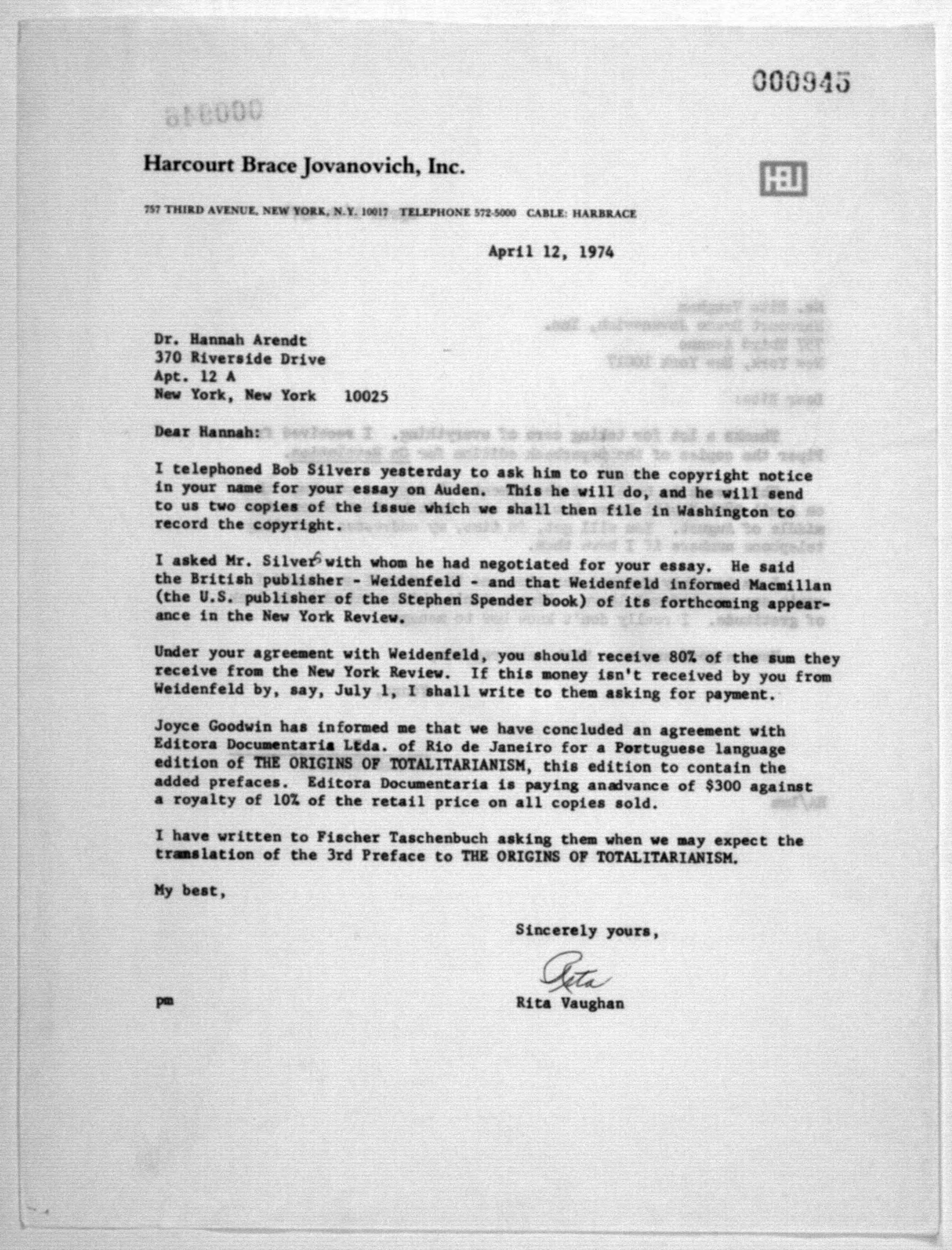 Scanned image of the current content page