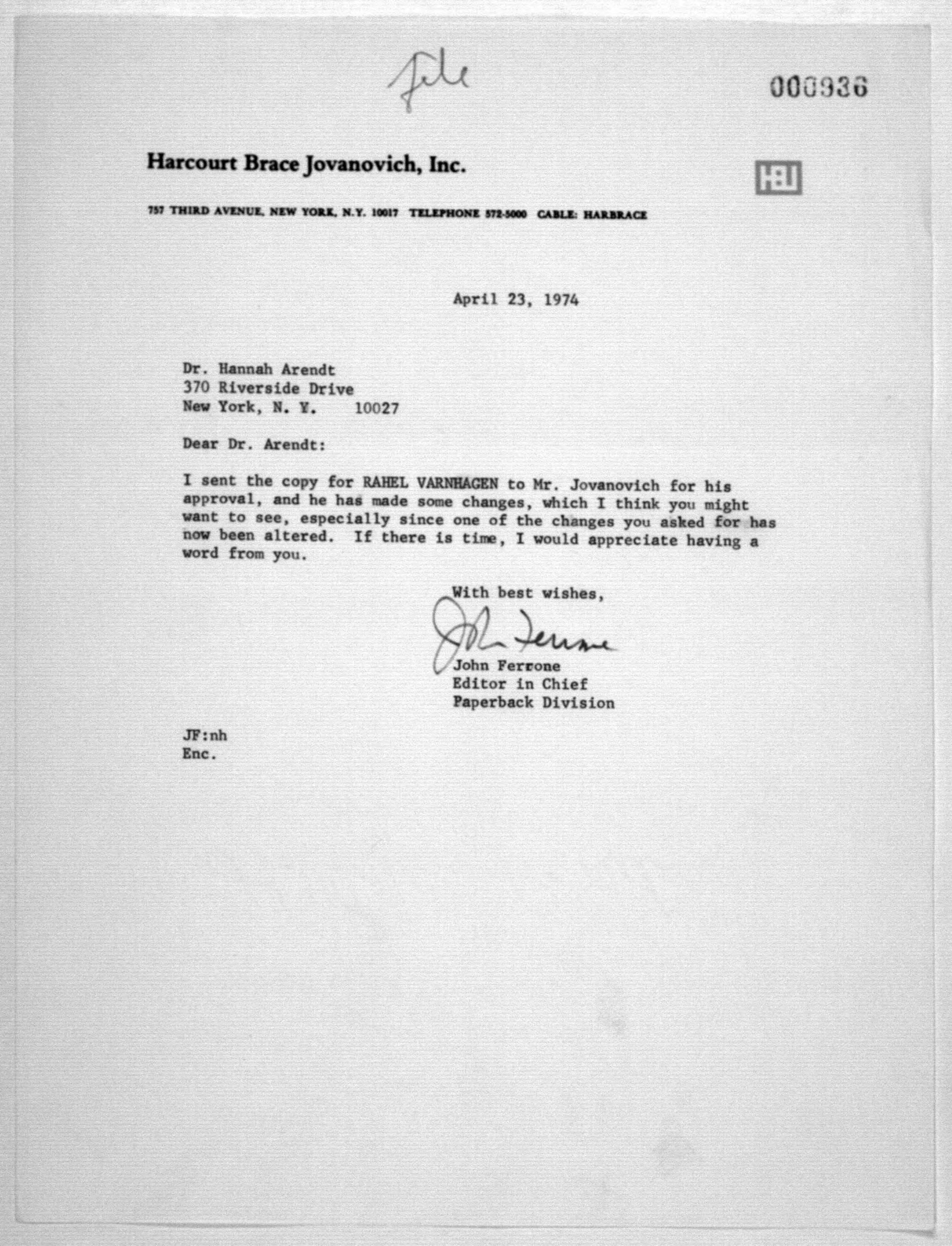 Scanned image of the current content page