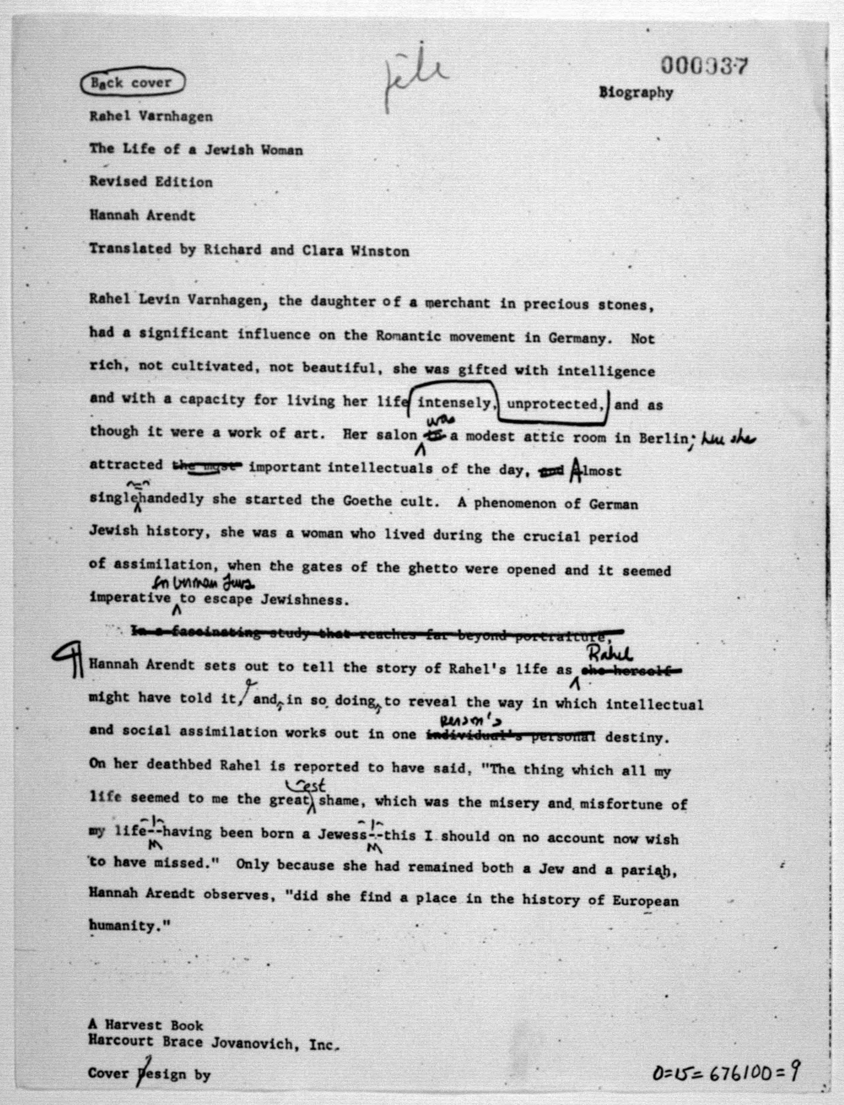 Scanned image of the current content page