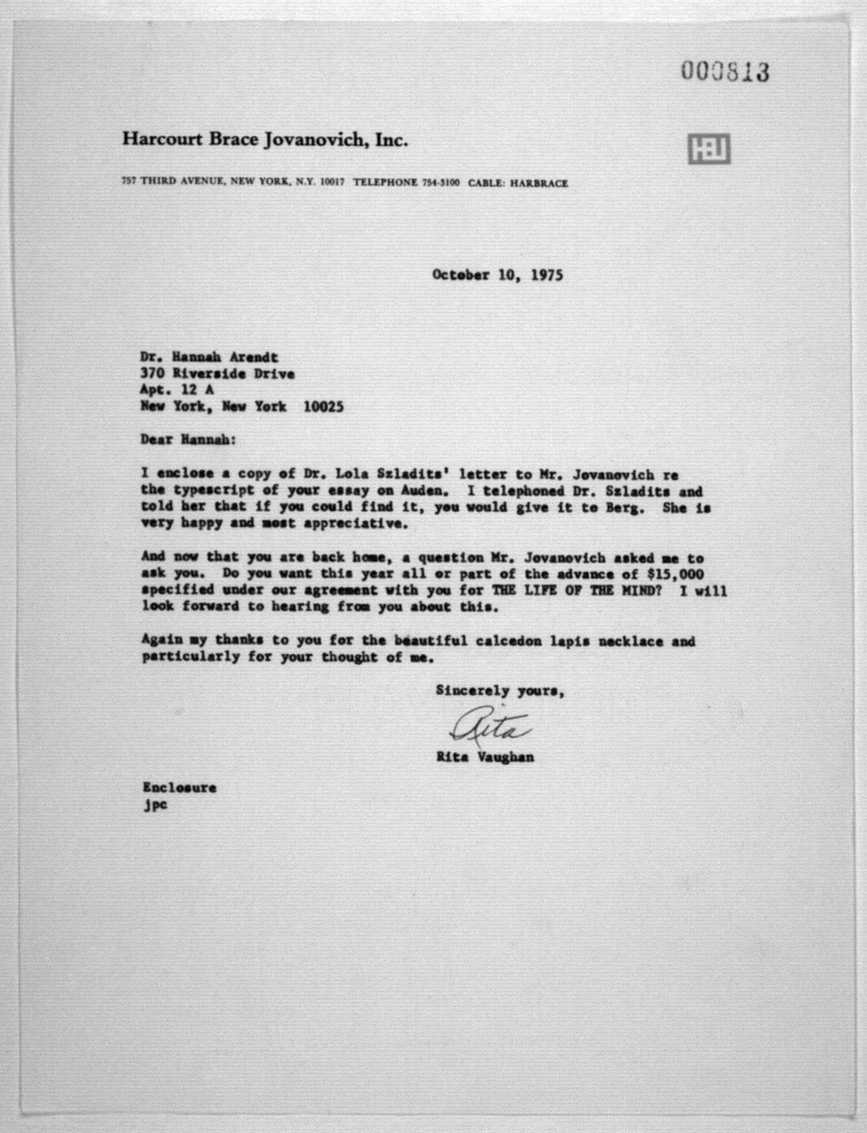 Scanned image of the current content page