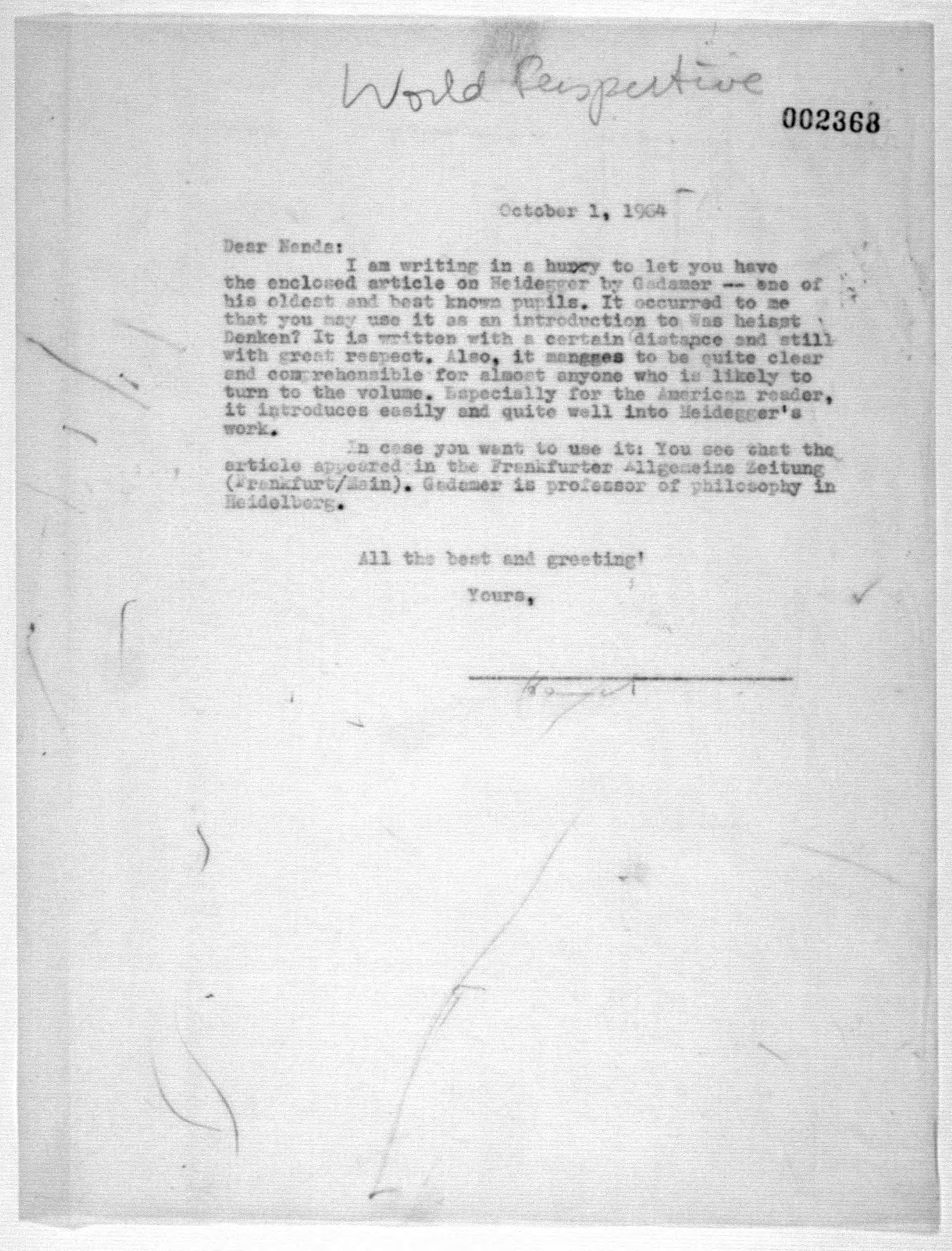 Scanned image of the current content page