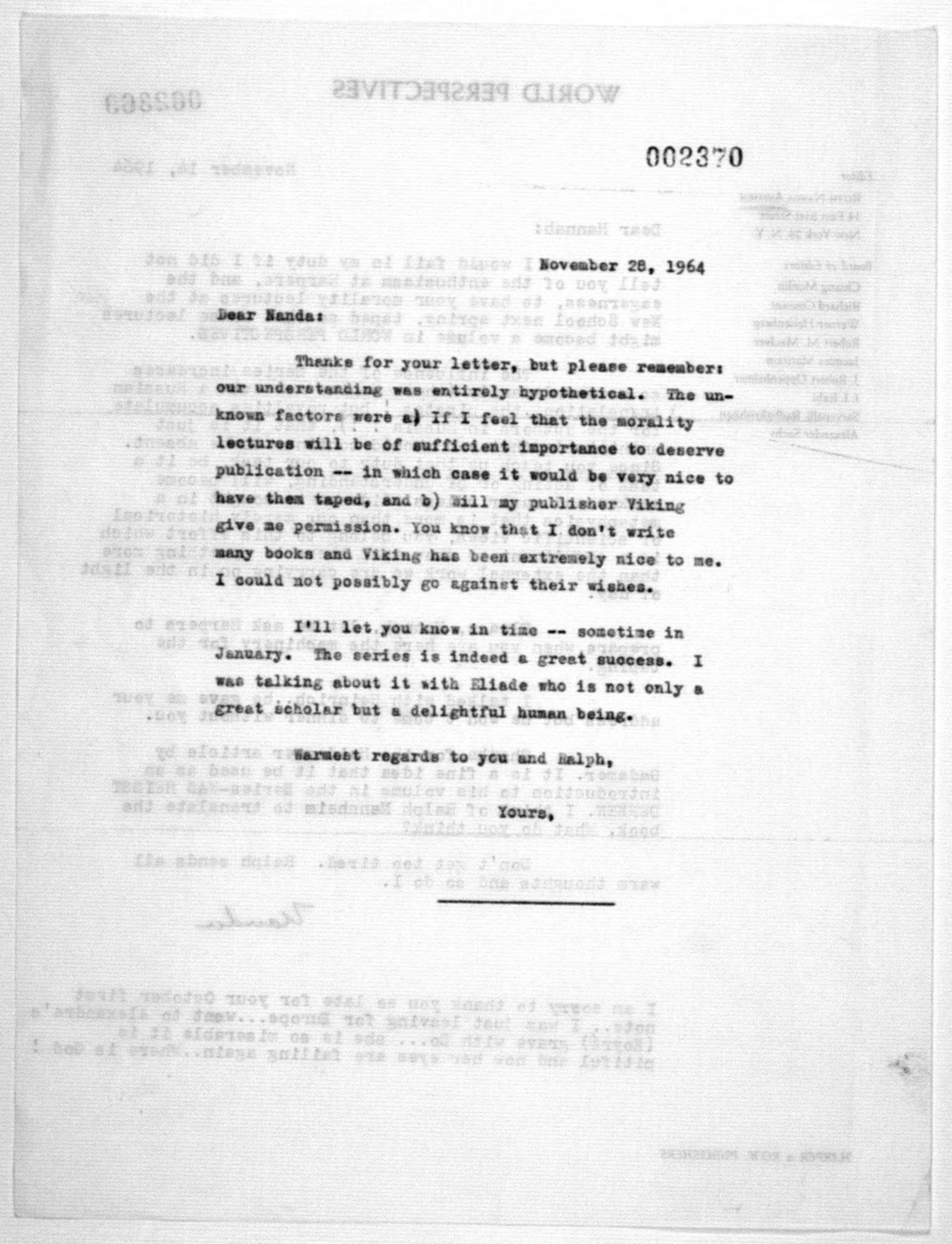 Scanned image of the current content page