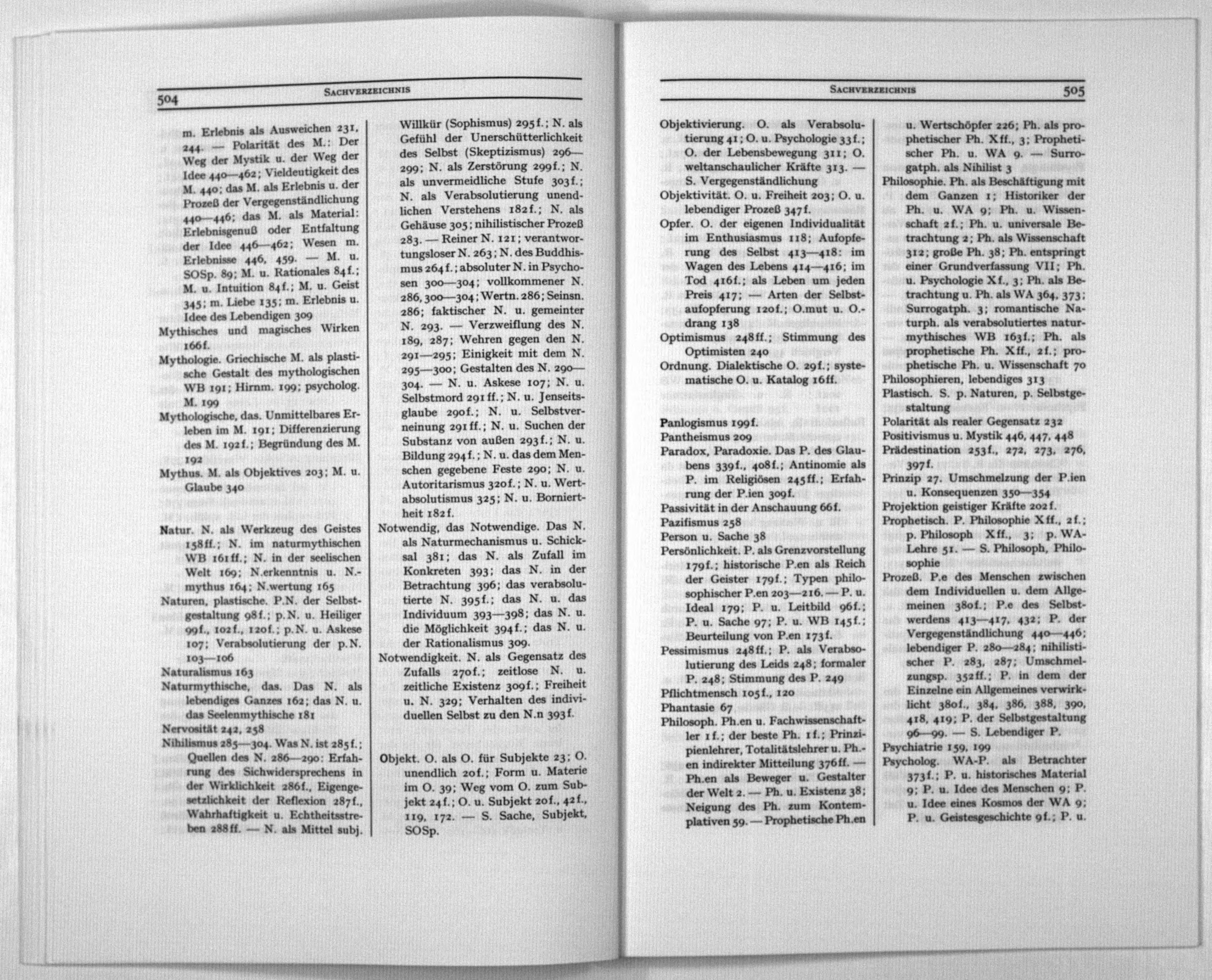 Scanned image of the current content page