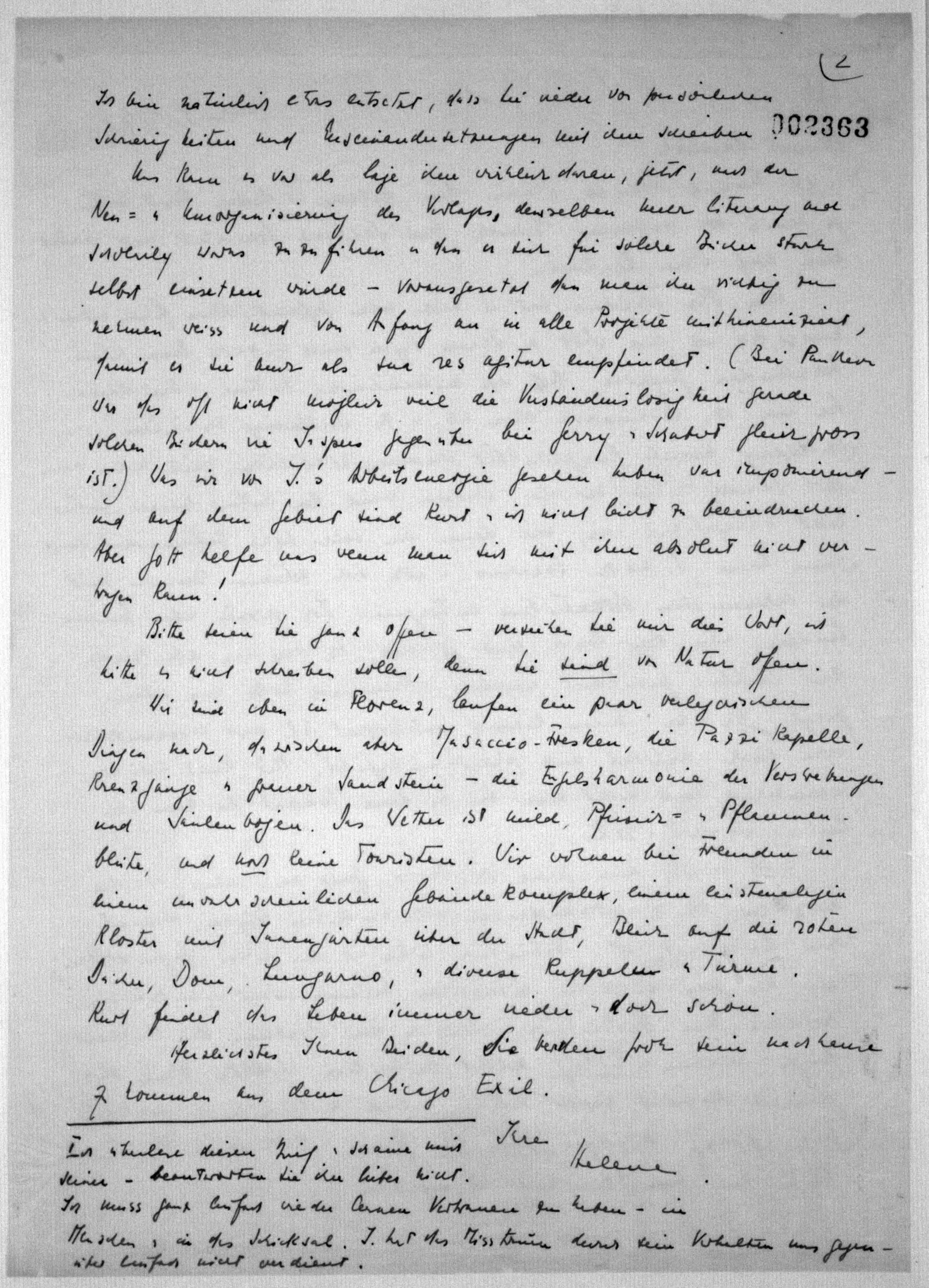 Scanned image of the current content page