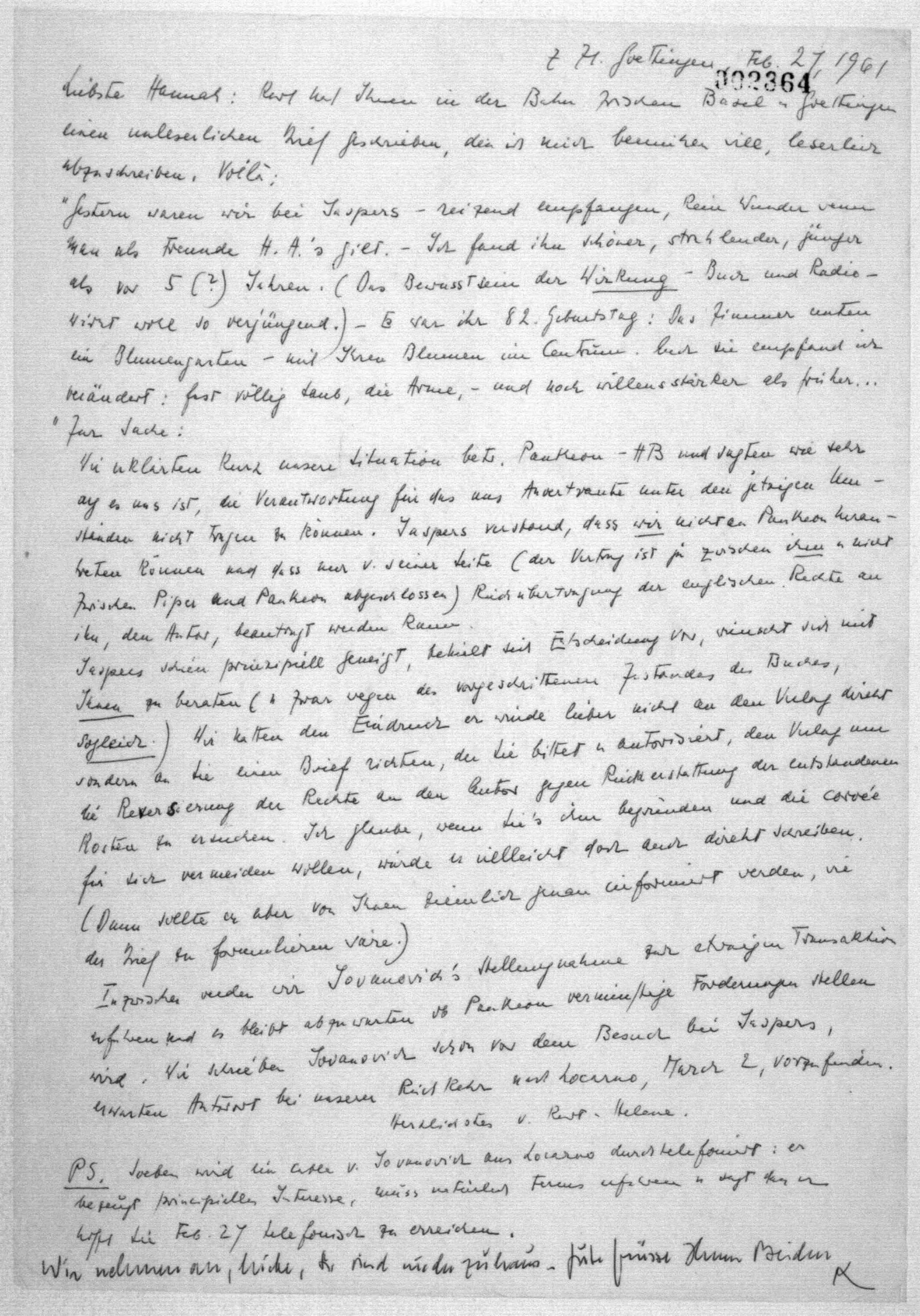 Scanned image of the current content page