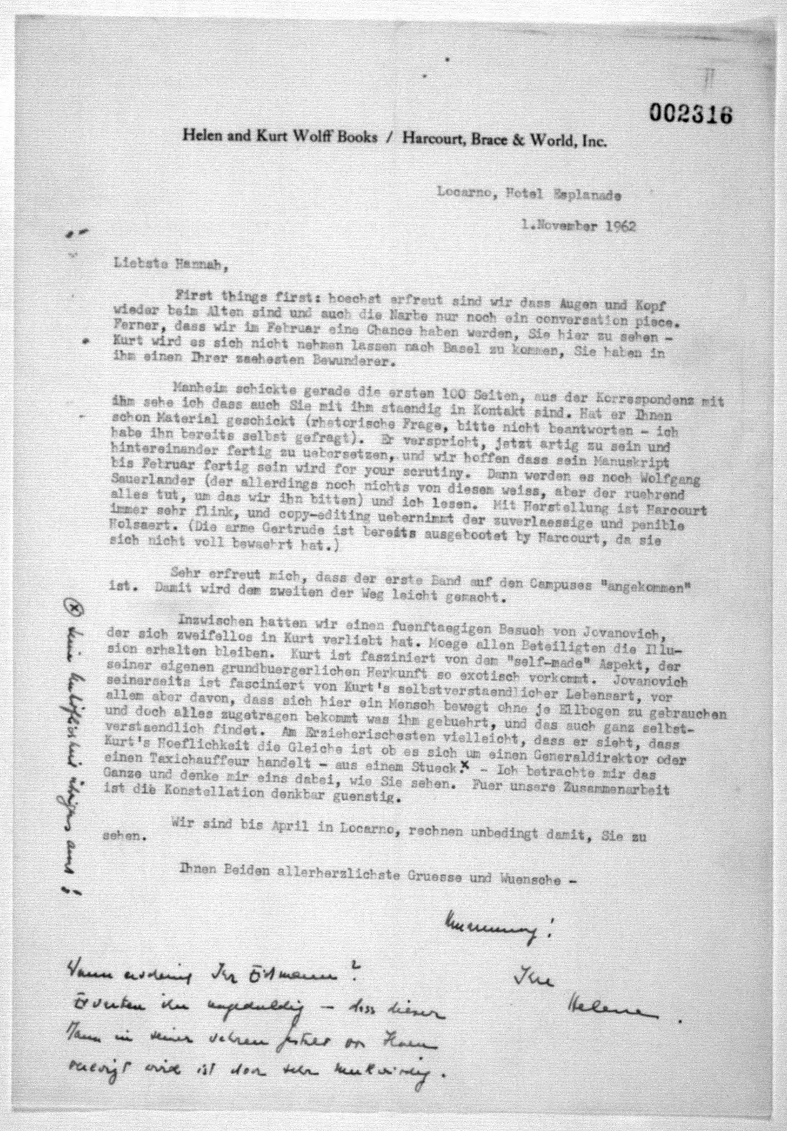 Scanned image of the current content page