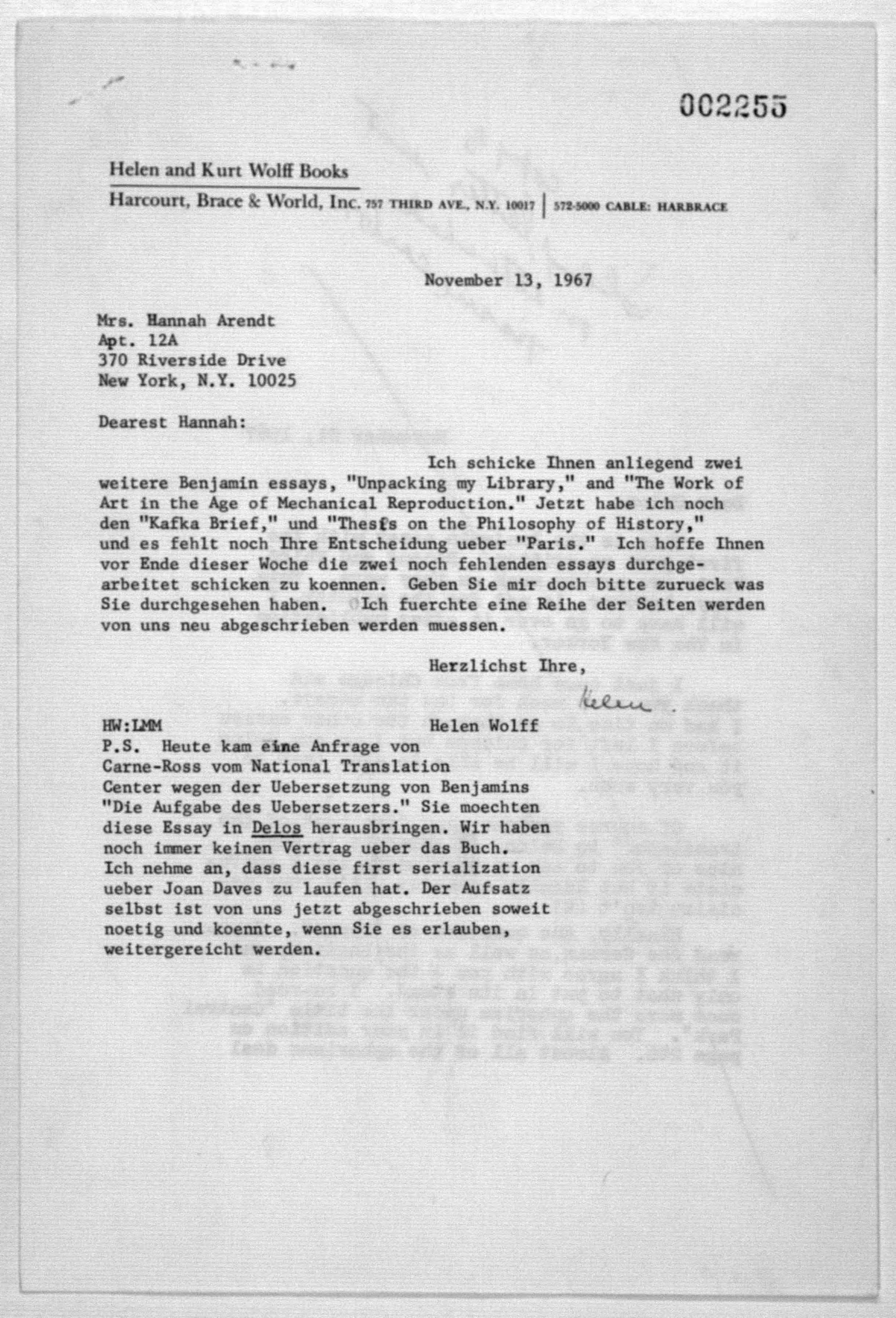 Scanned image of the current content page