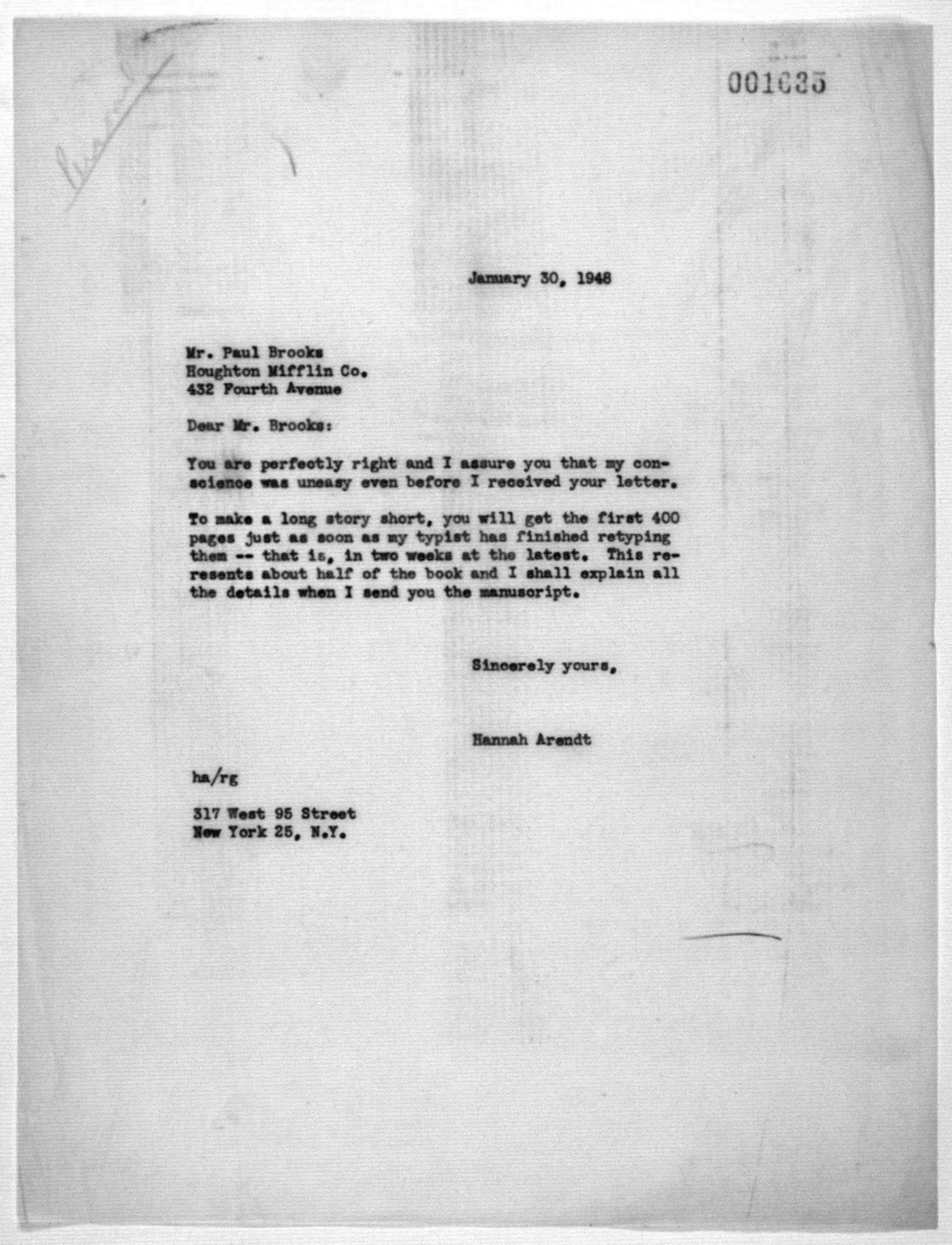 Scanned image of the current content page