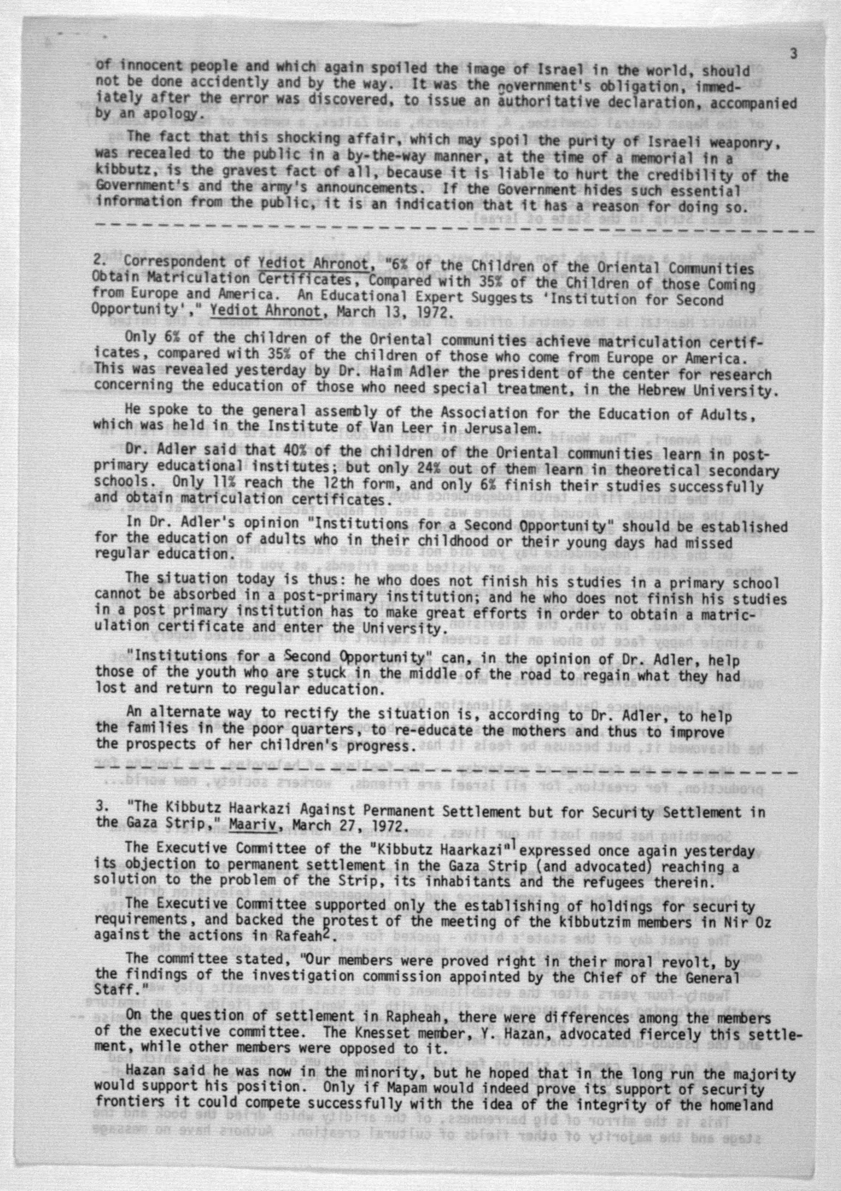 Scanned image of the current content page