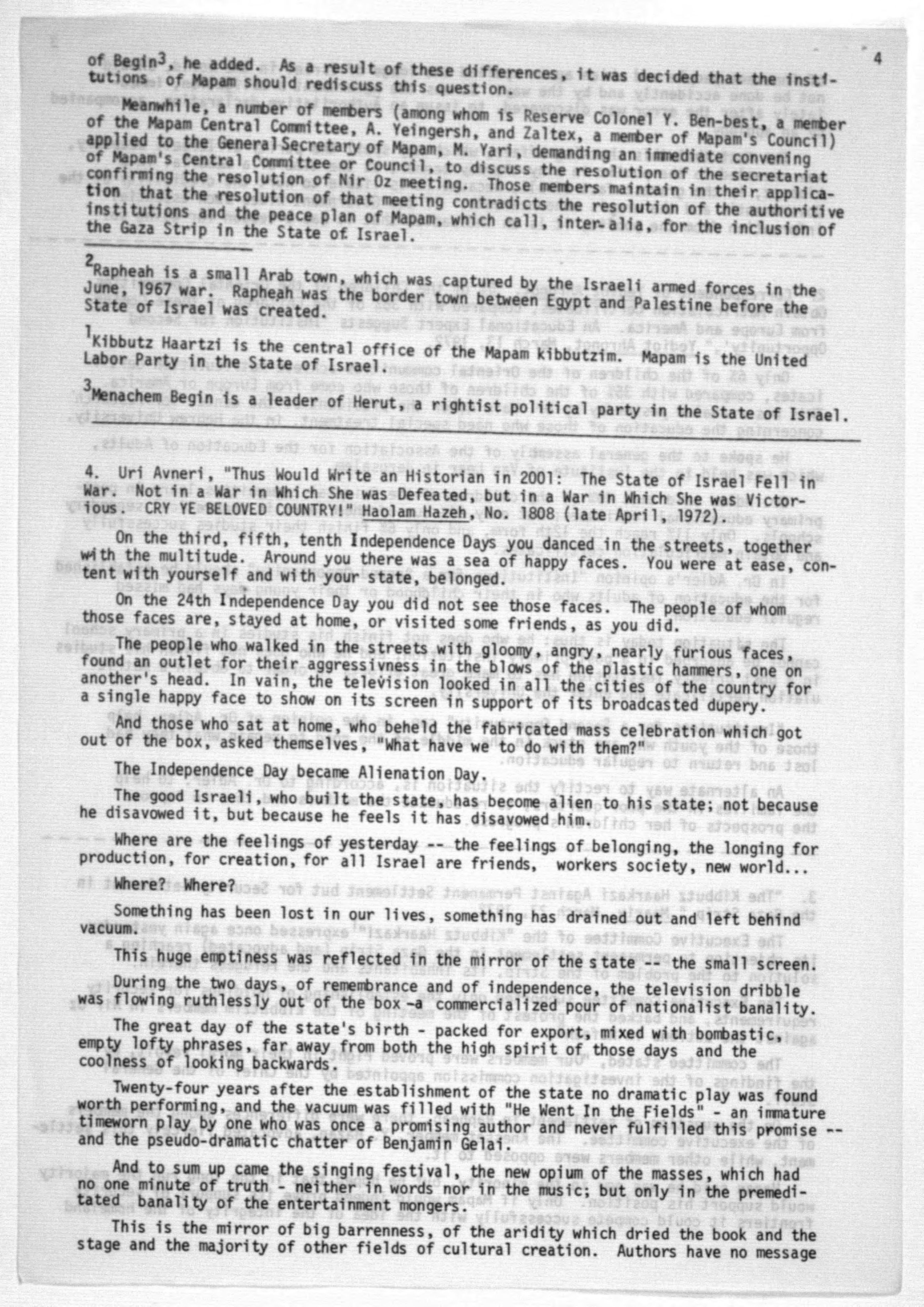 Scanned image of the current content page