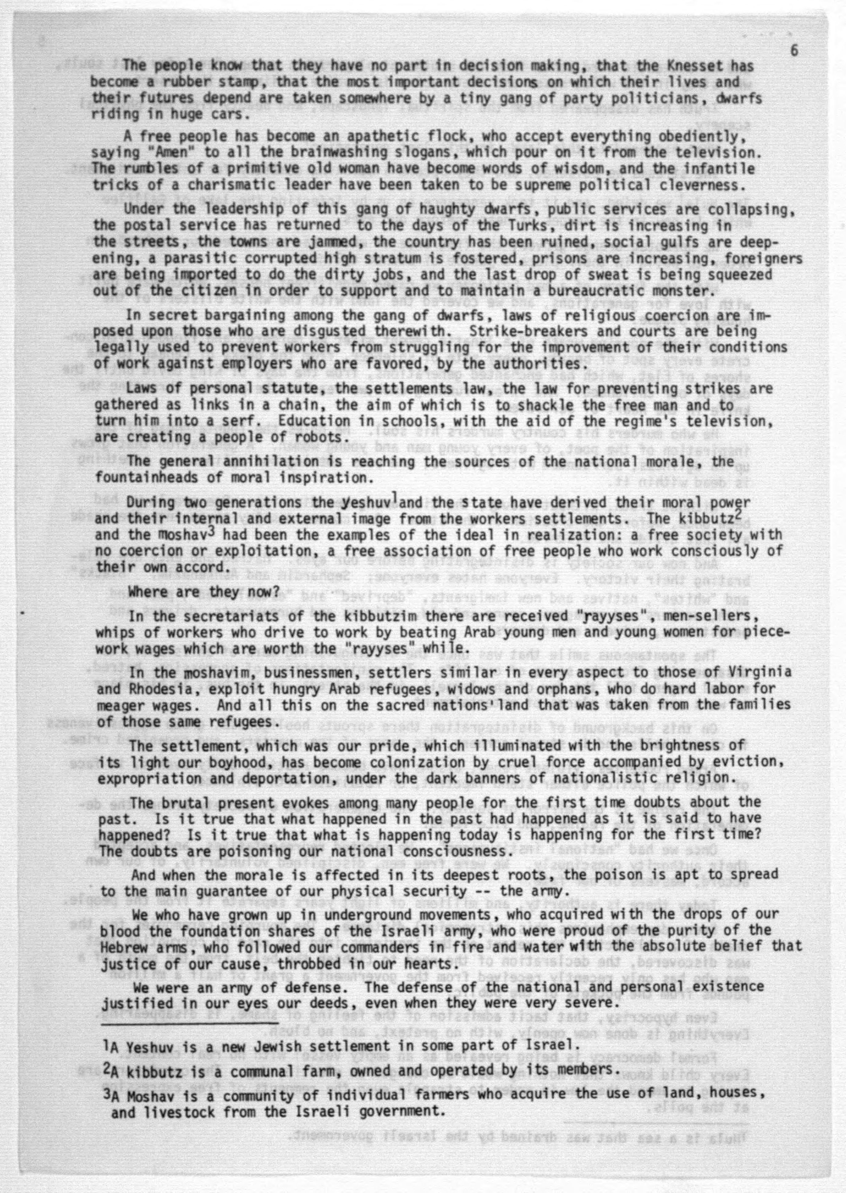 Scanned image of the current content page