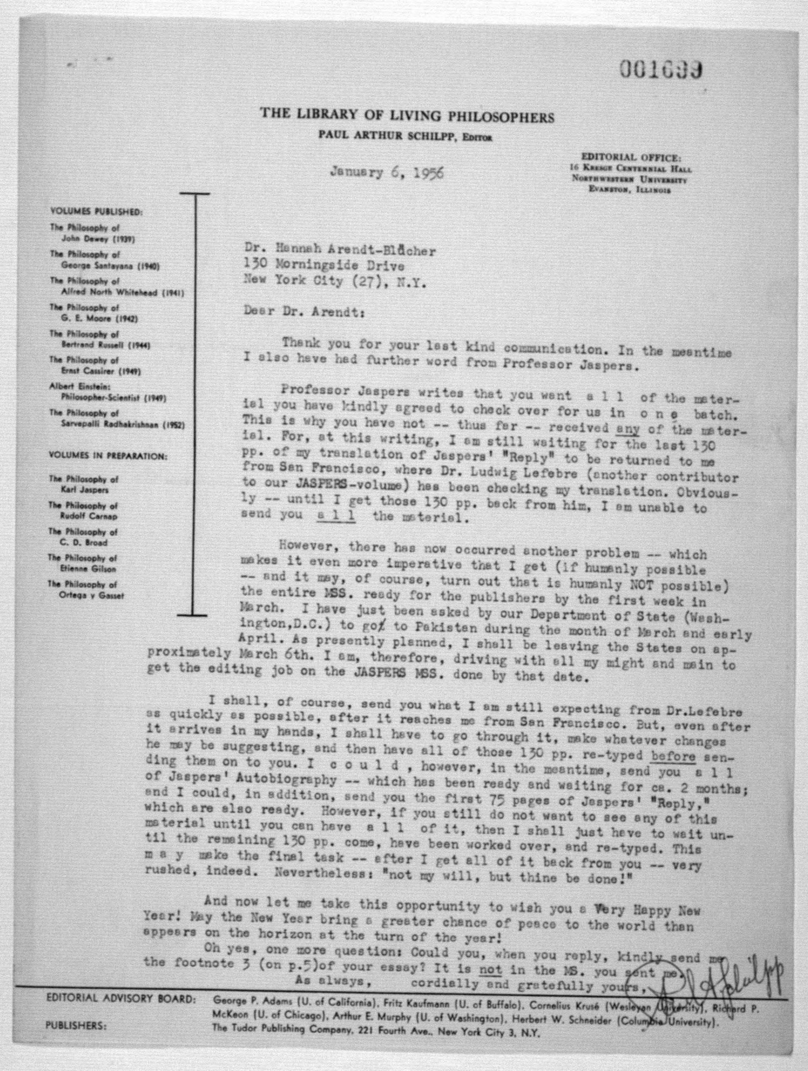 Scanned image of the current content page
