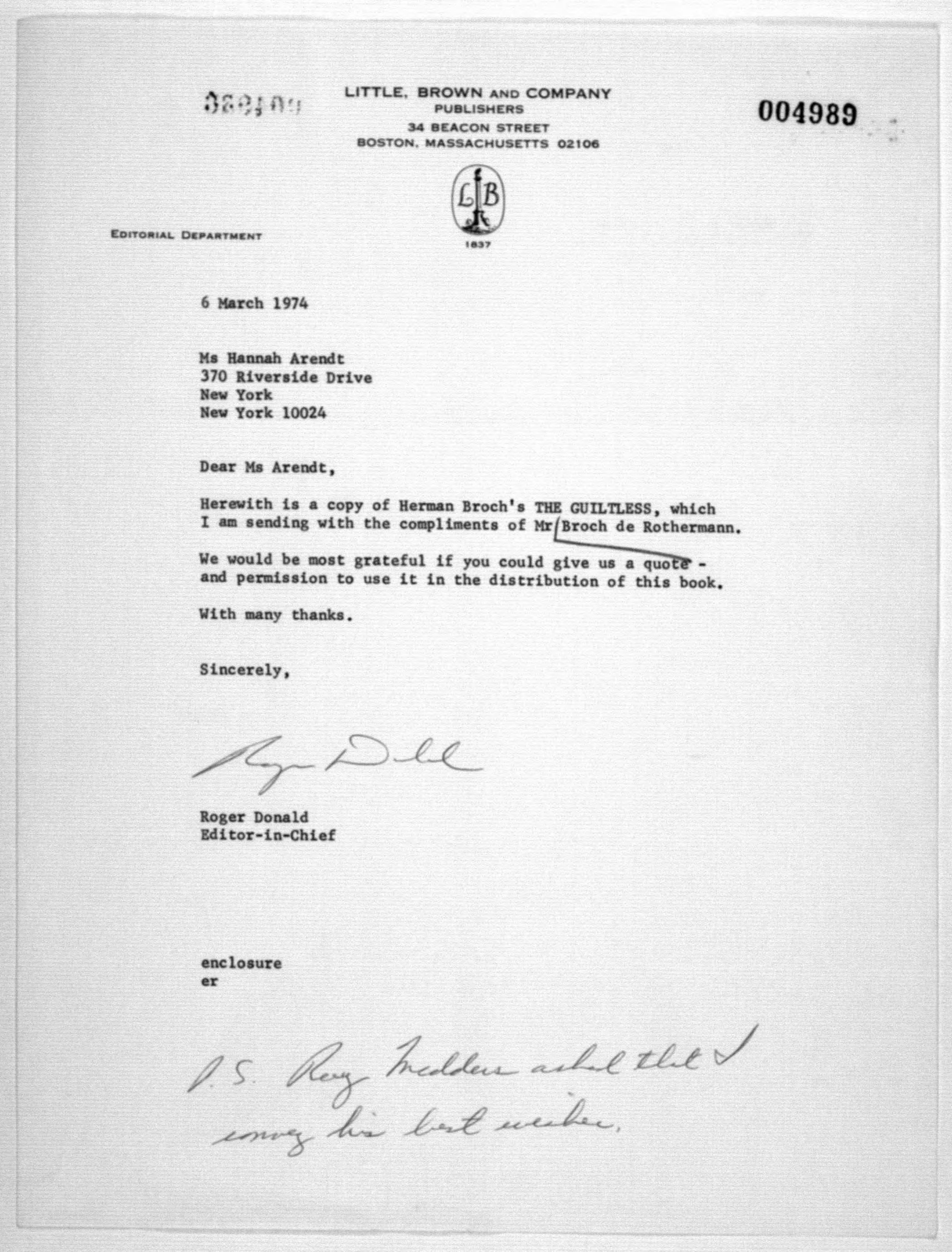 Scanned image of the current content page