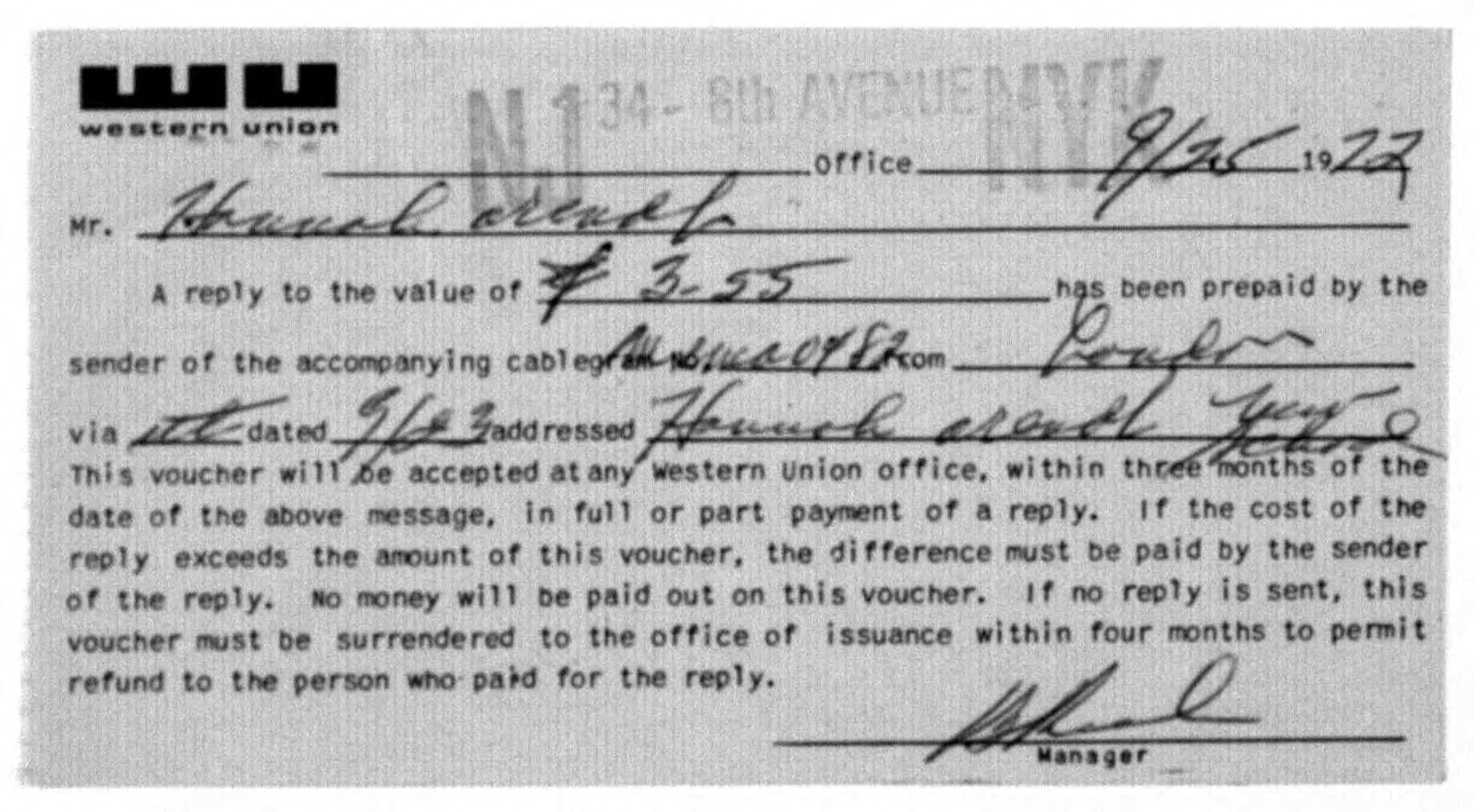 Scanned image of the current content page