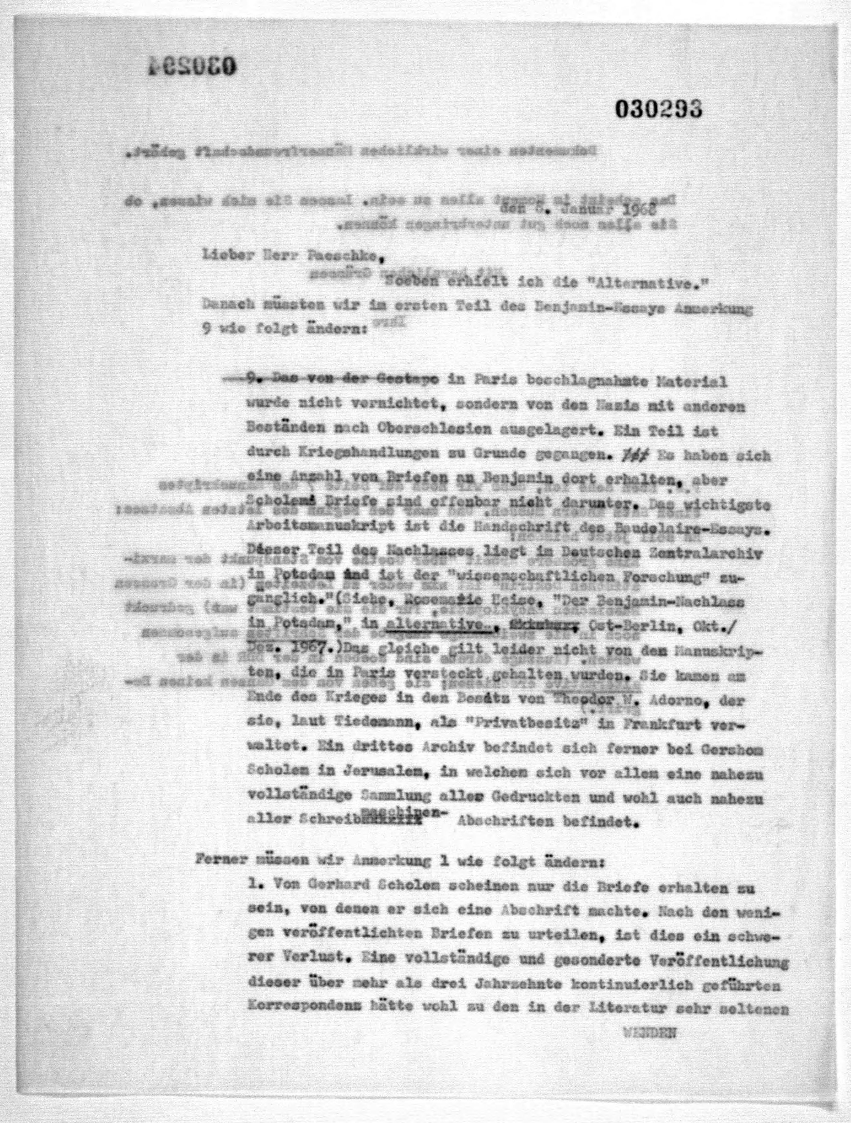 Scanned image of the current content page