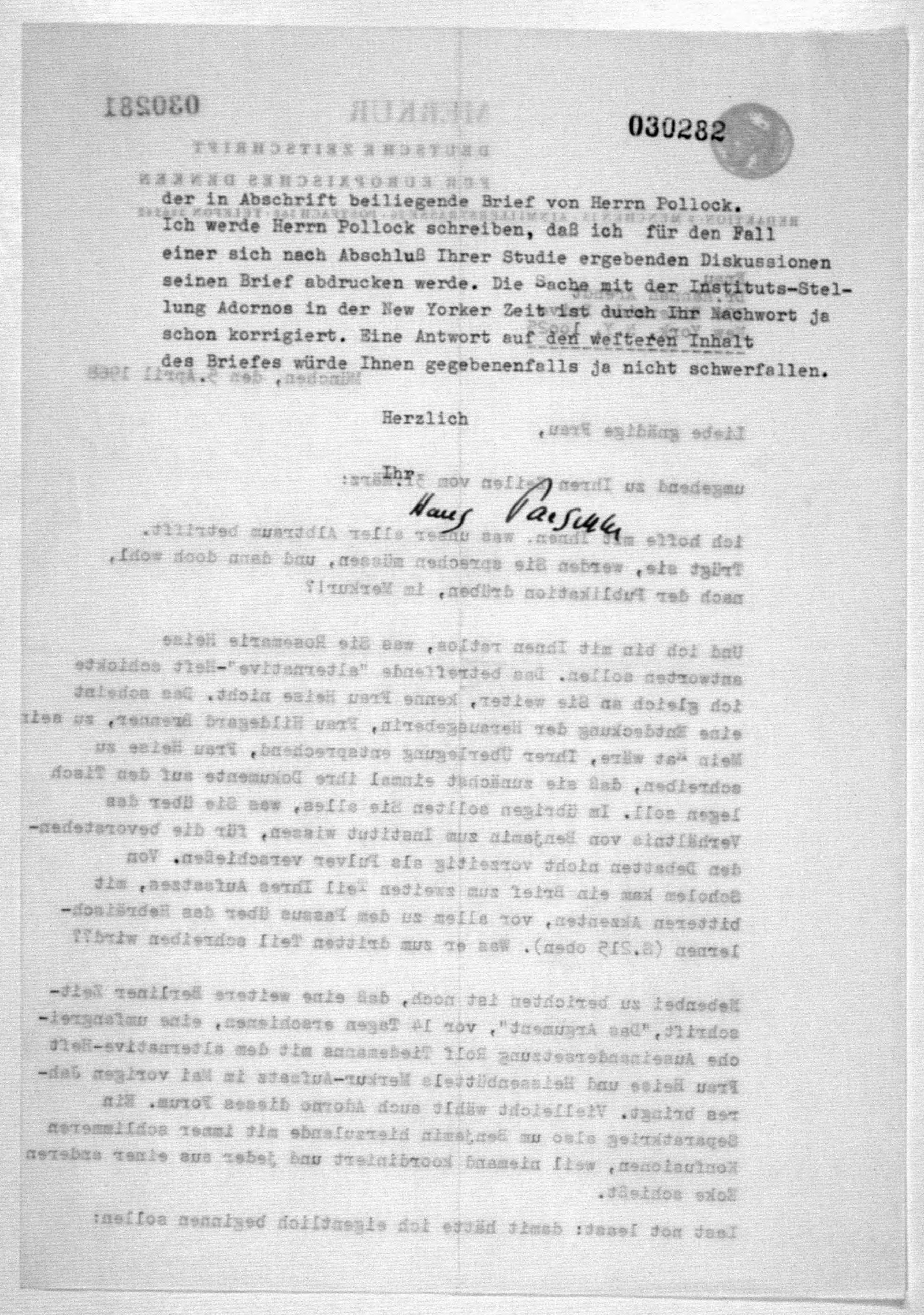 Scanned image of the current content page