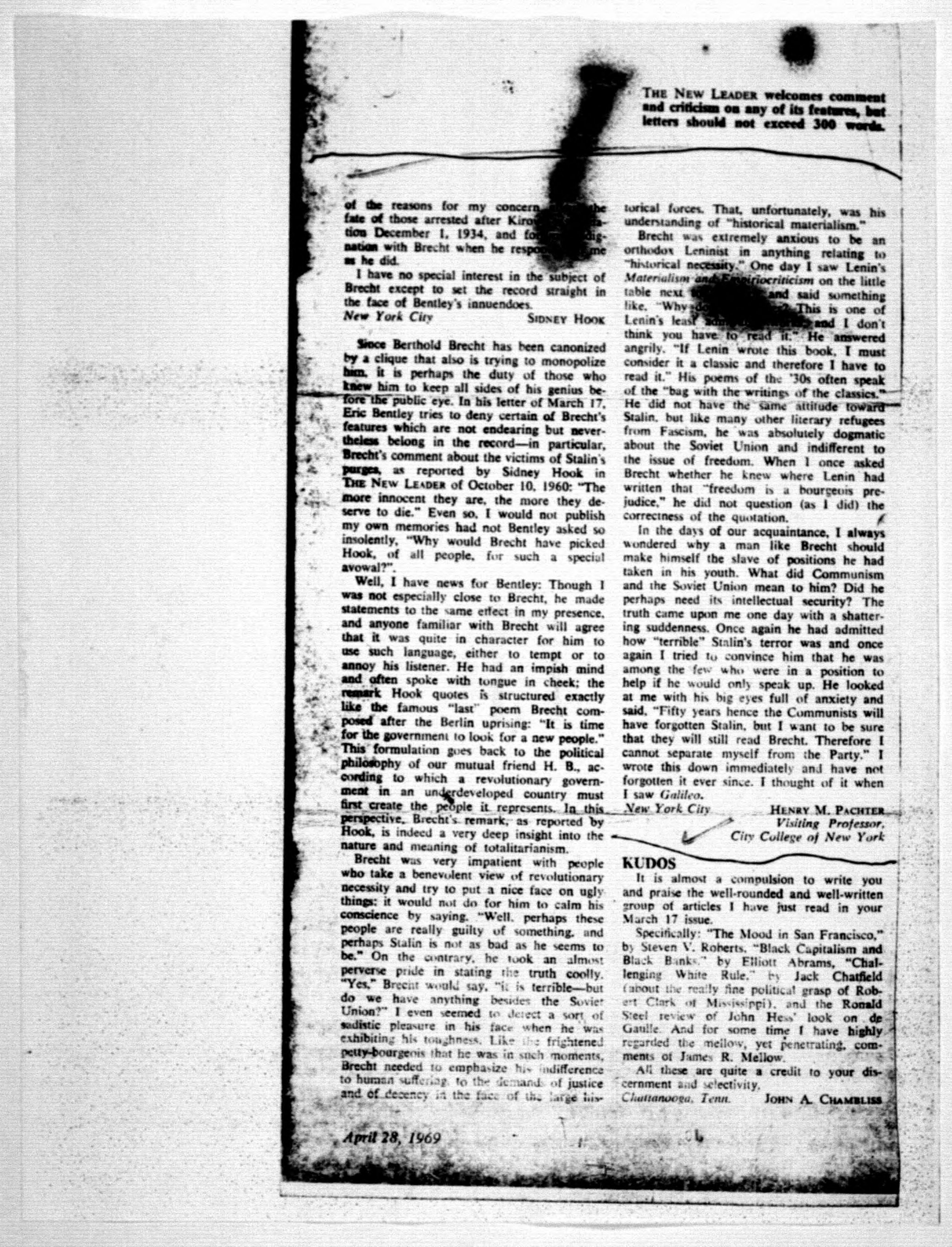 Scanned image of the current content page