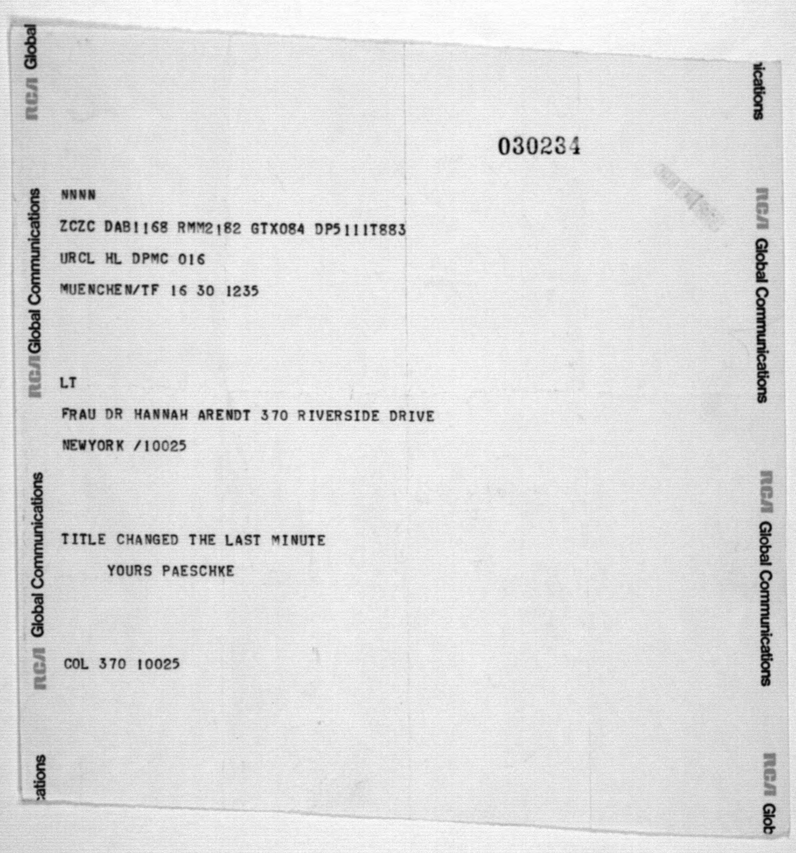 Scanned image of the current content page