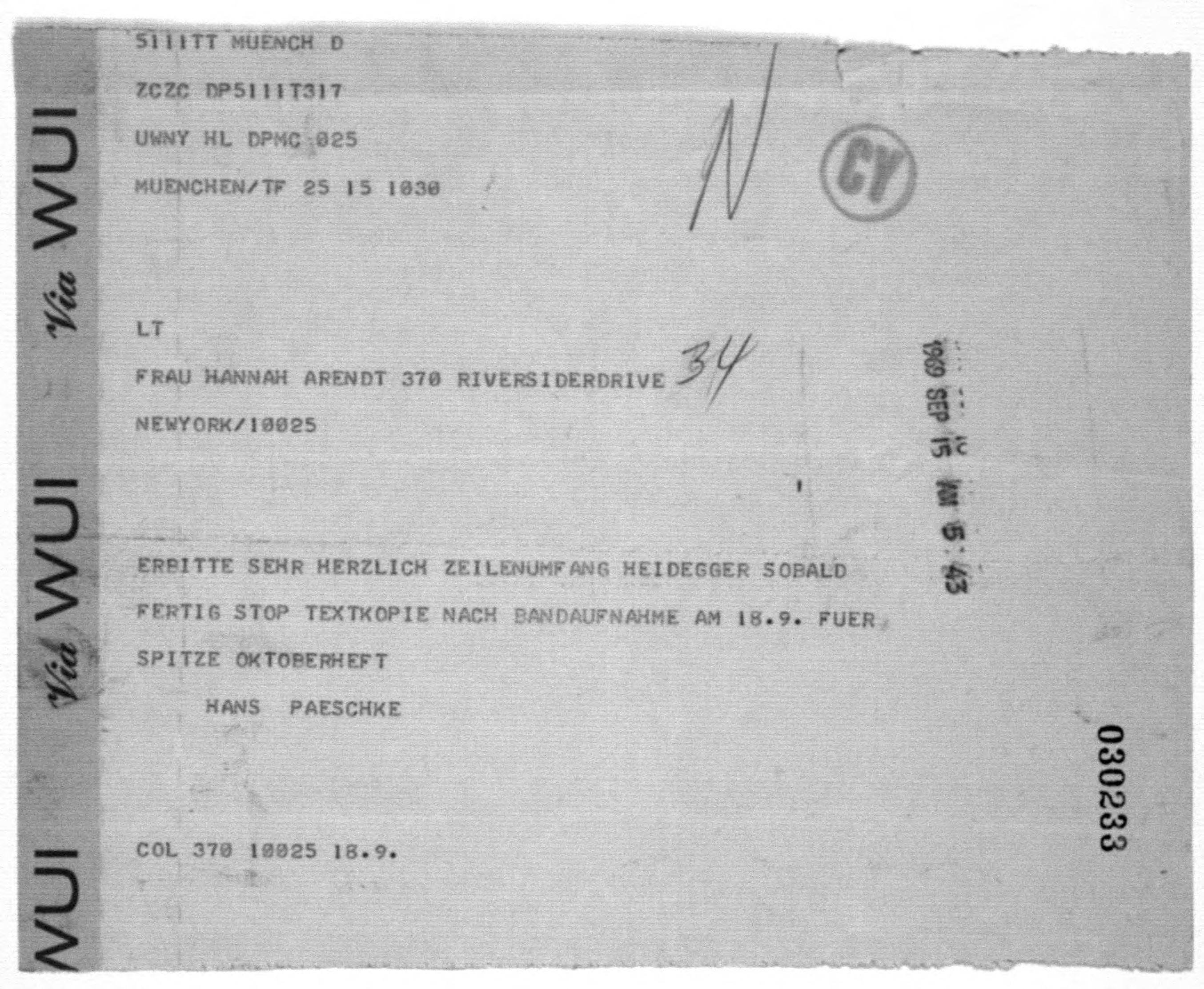 Scanned image of the current content page