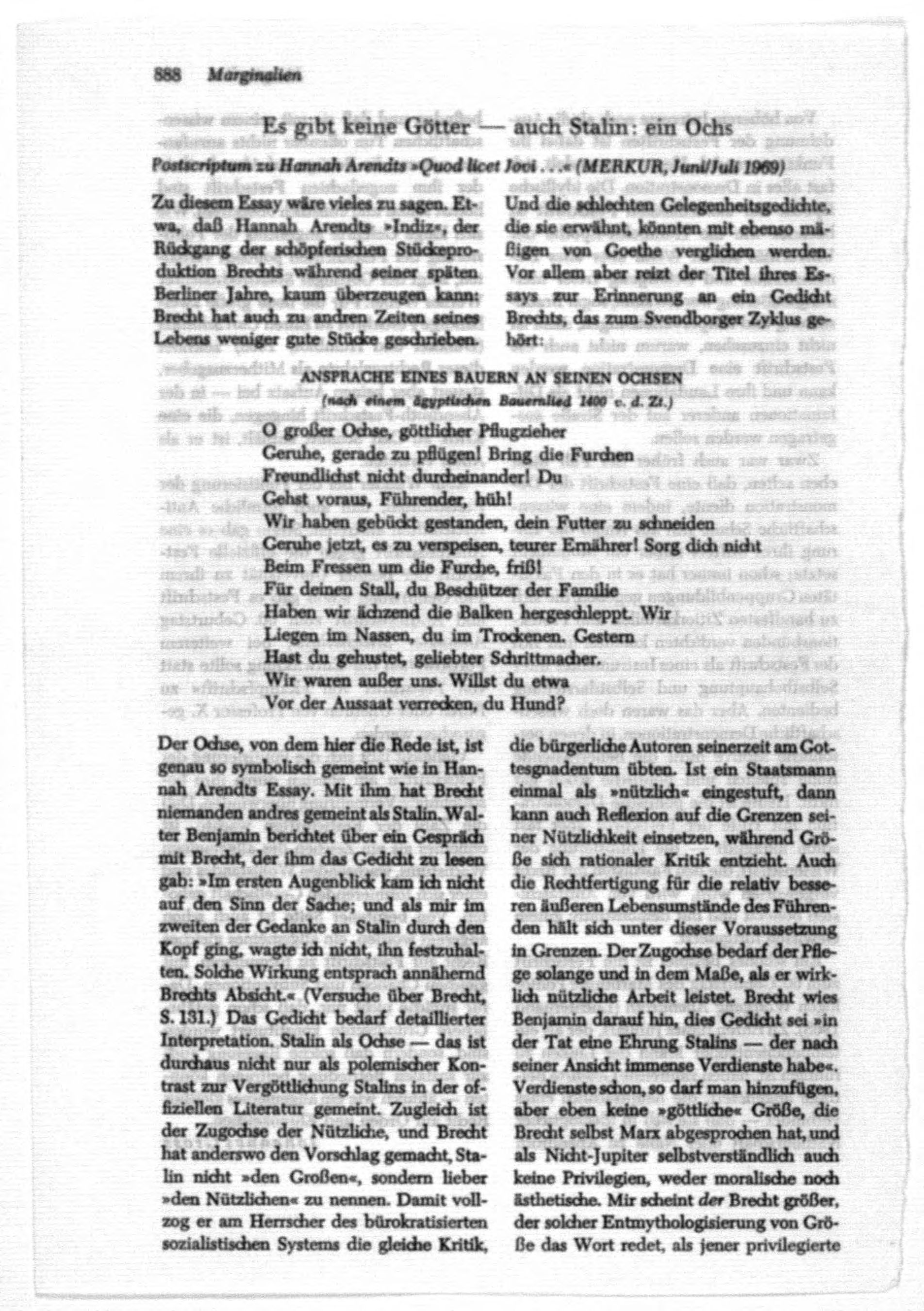 Scanned image of the current content page