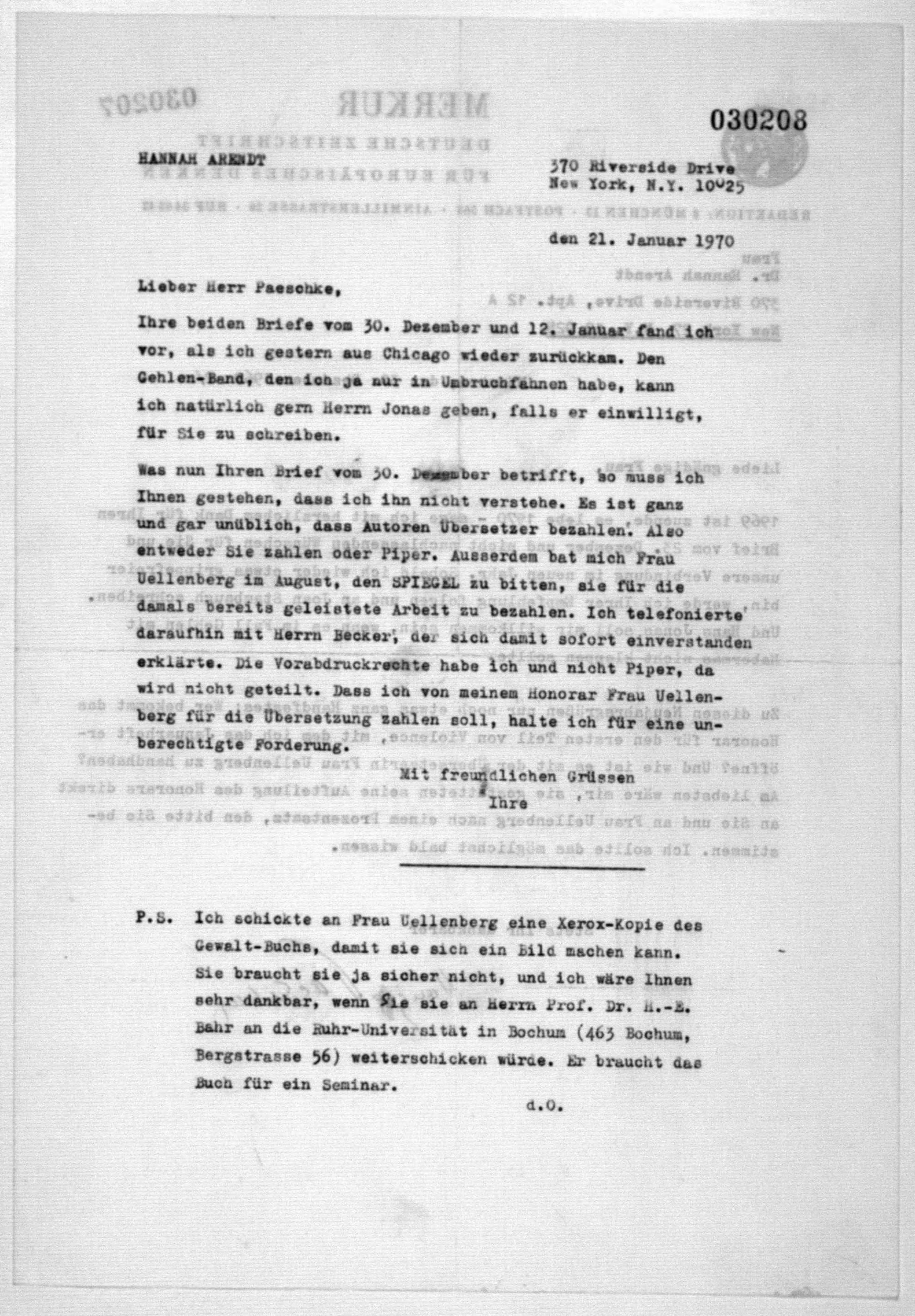 Scanned image of the current content page