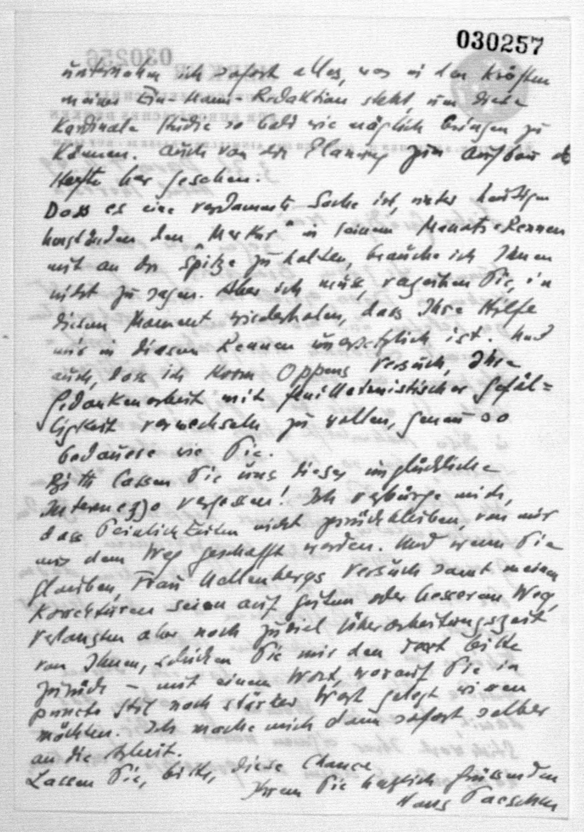 Scanned image of the current content page