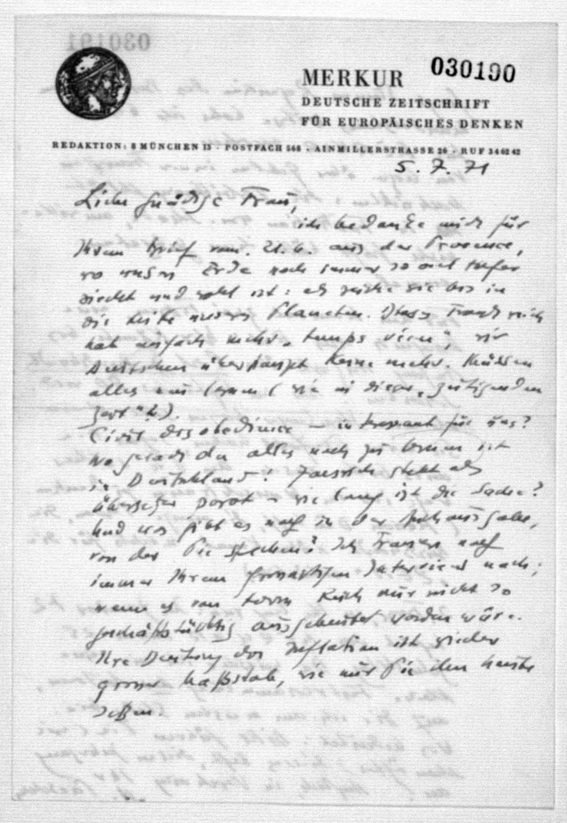 Scanned image of the current content page