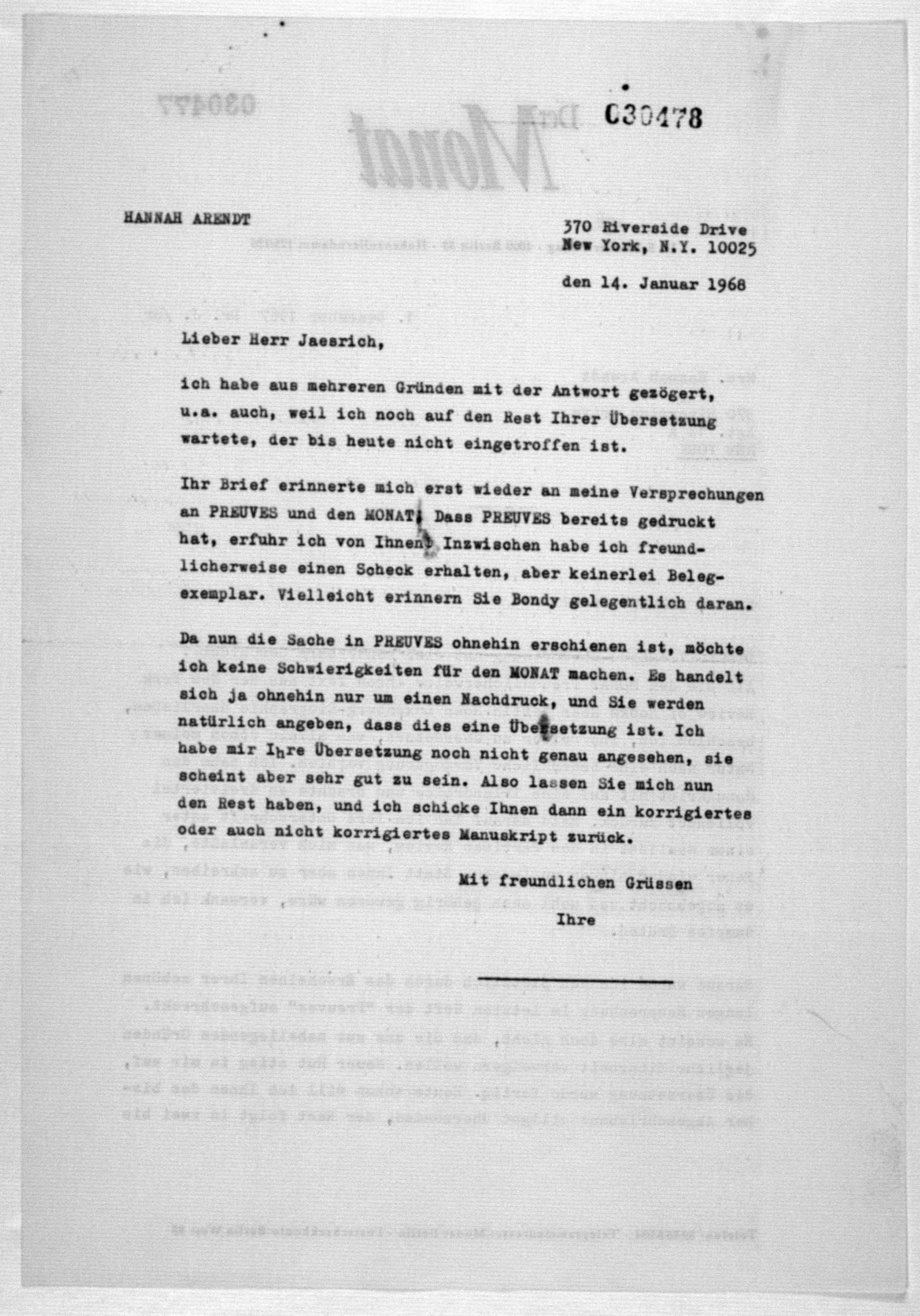 Scanned image of the current content page