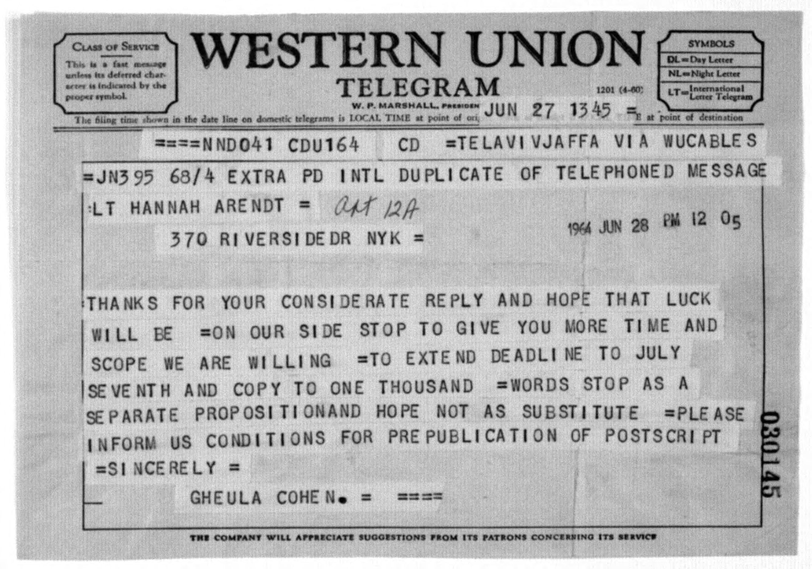 Scanned image of the current content page