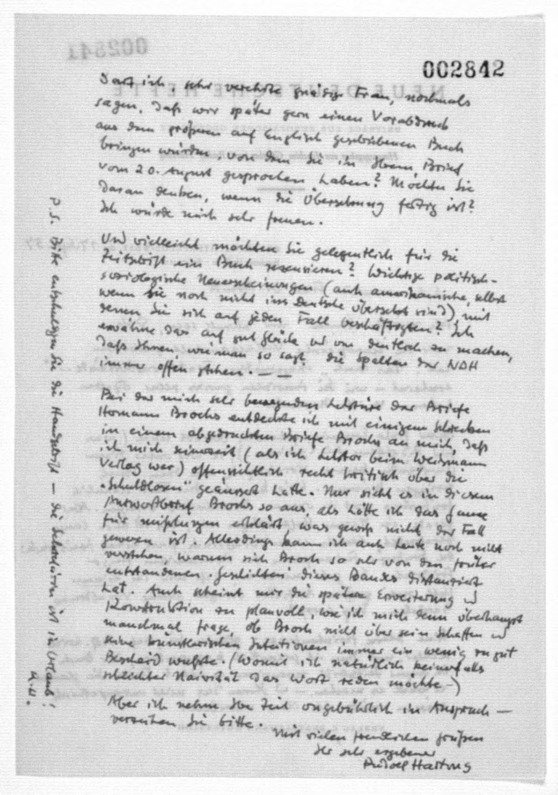 Scanned image of the current content page