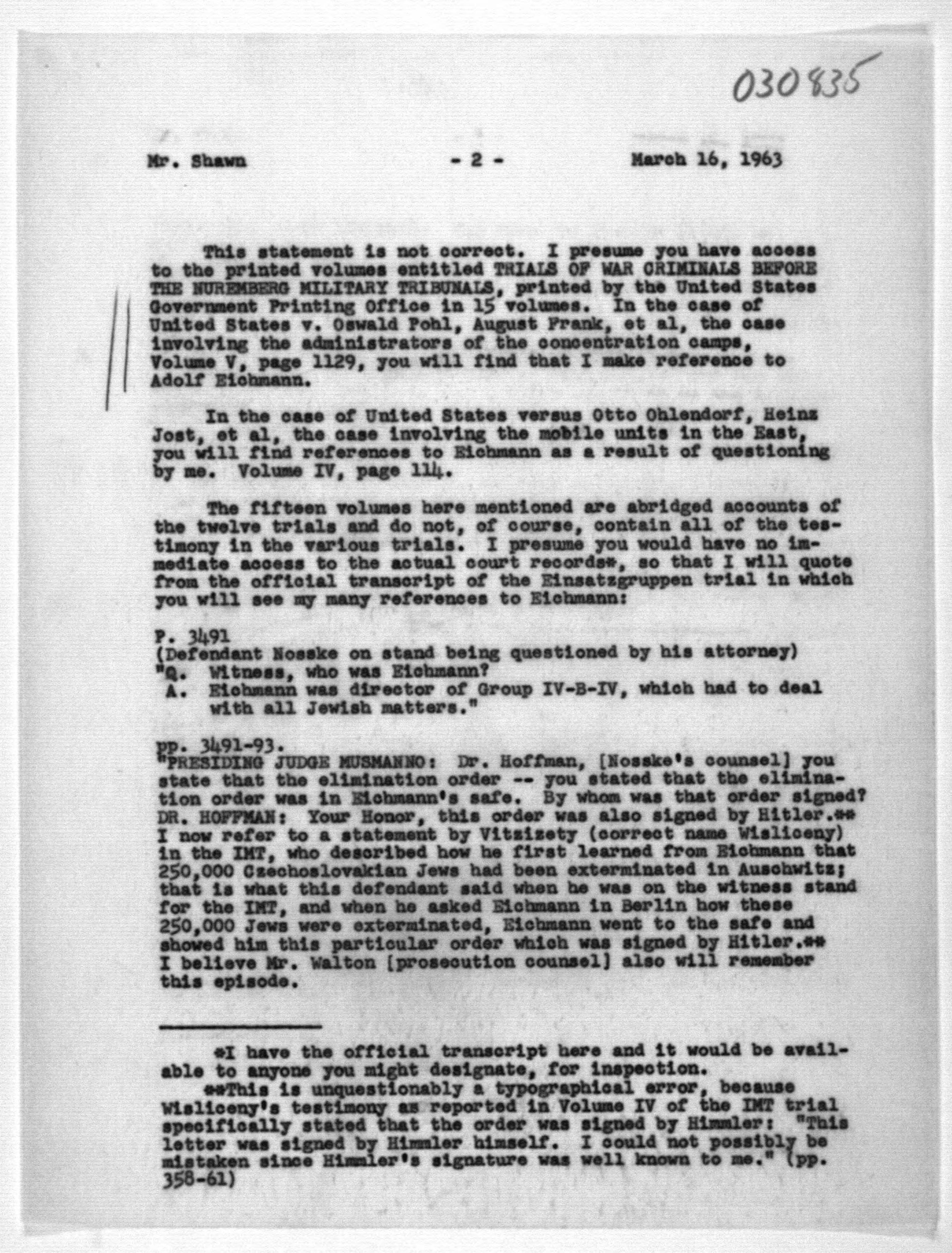 Scanned image of the current content page