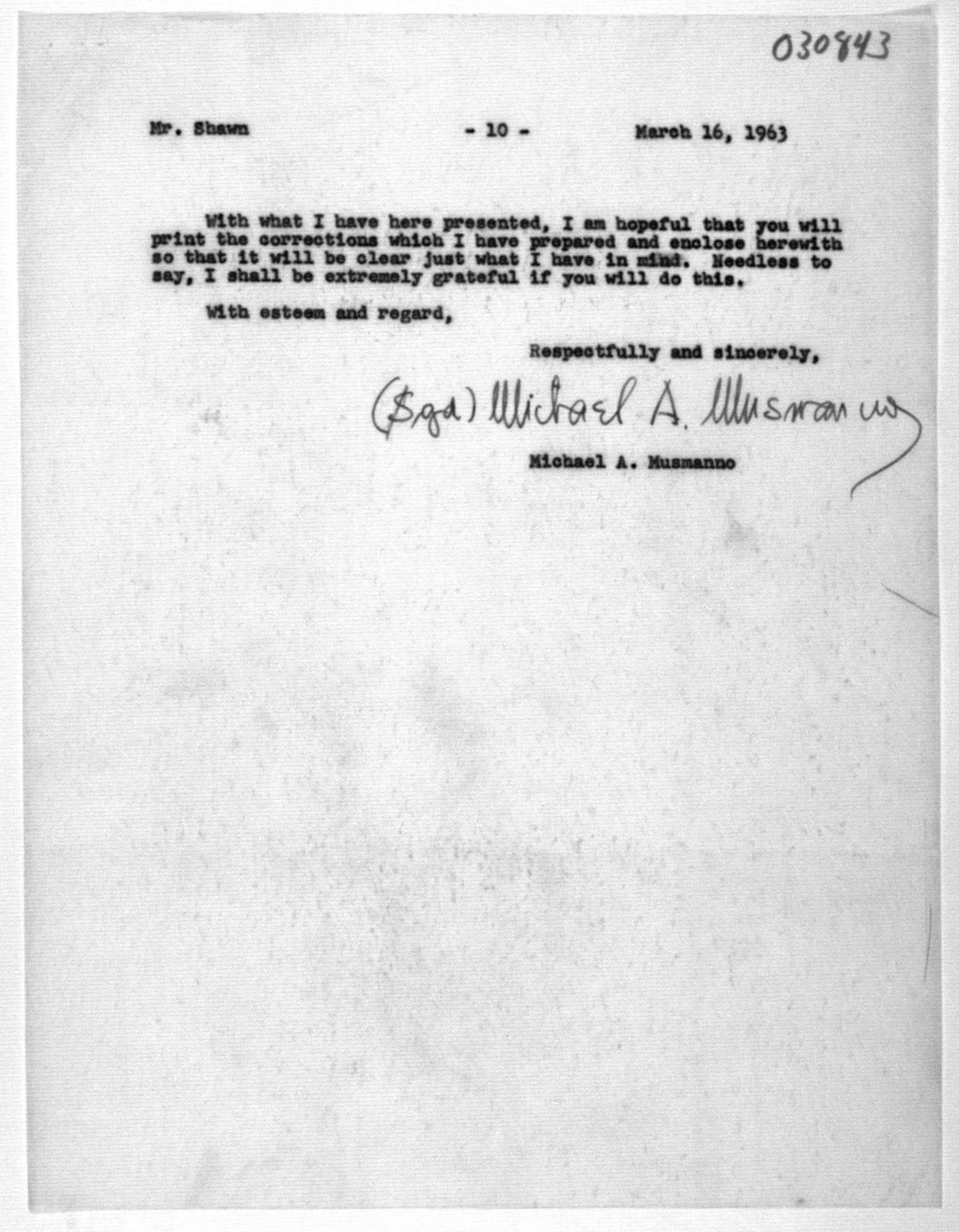 Scanned image of the current content page