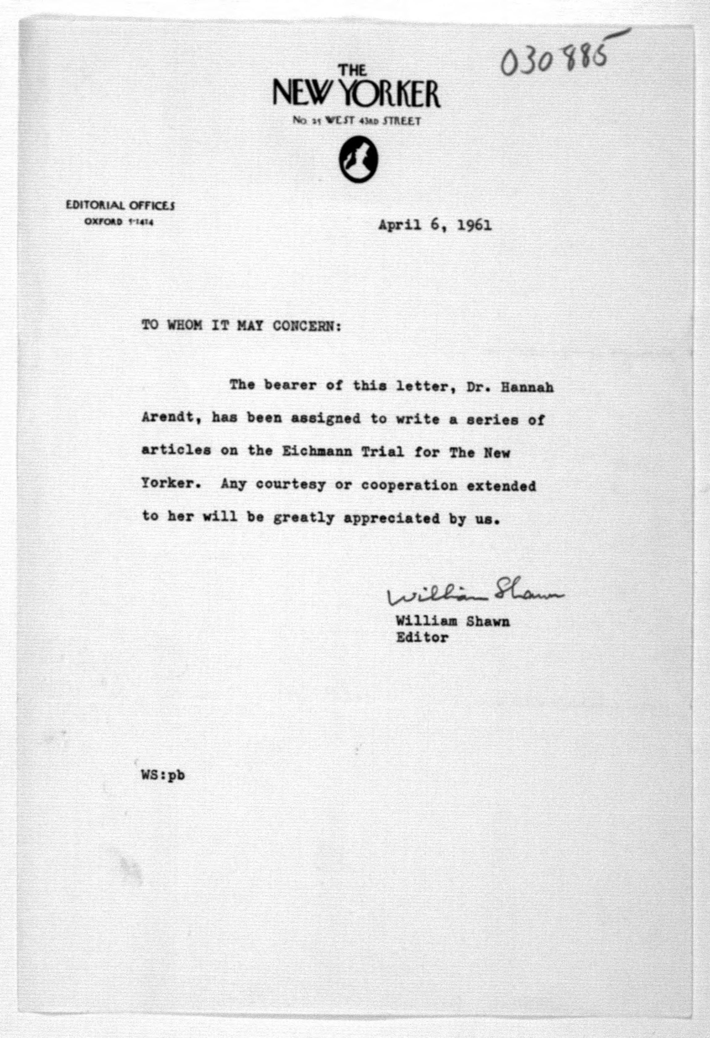 Scanned image of the current content page