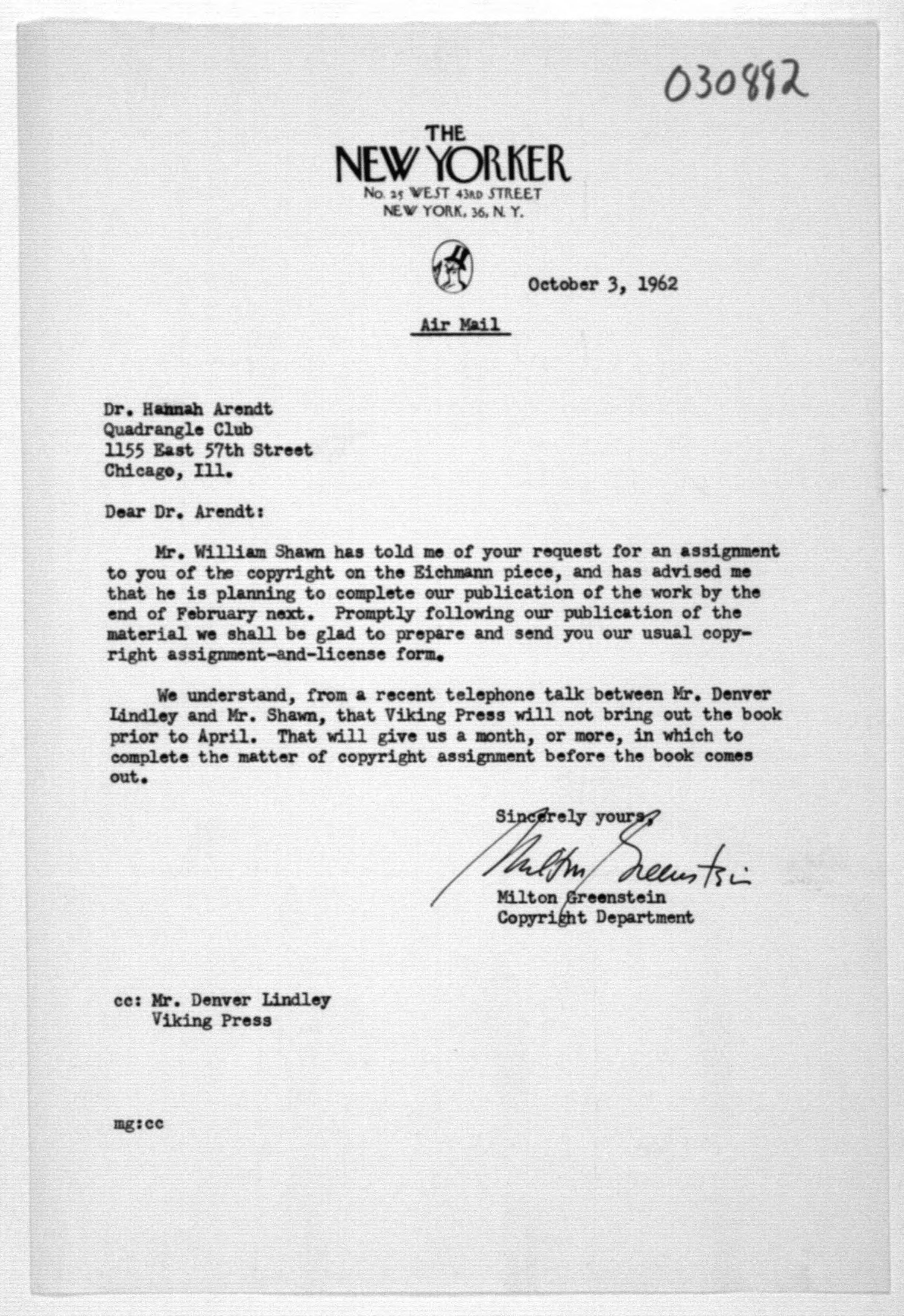 Scanned image of the current content page