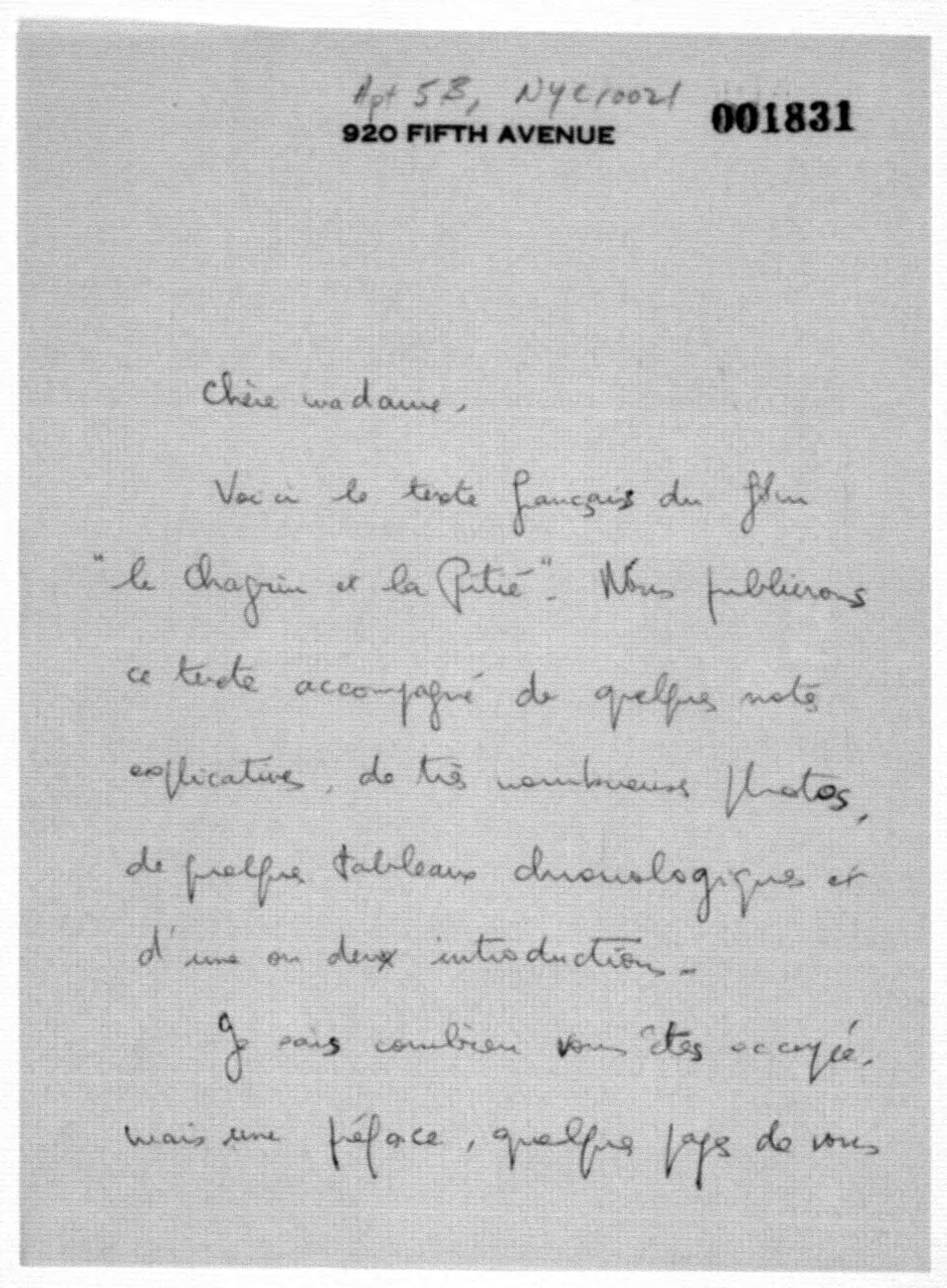 Scanned image of the current content page