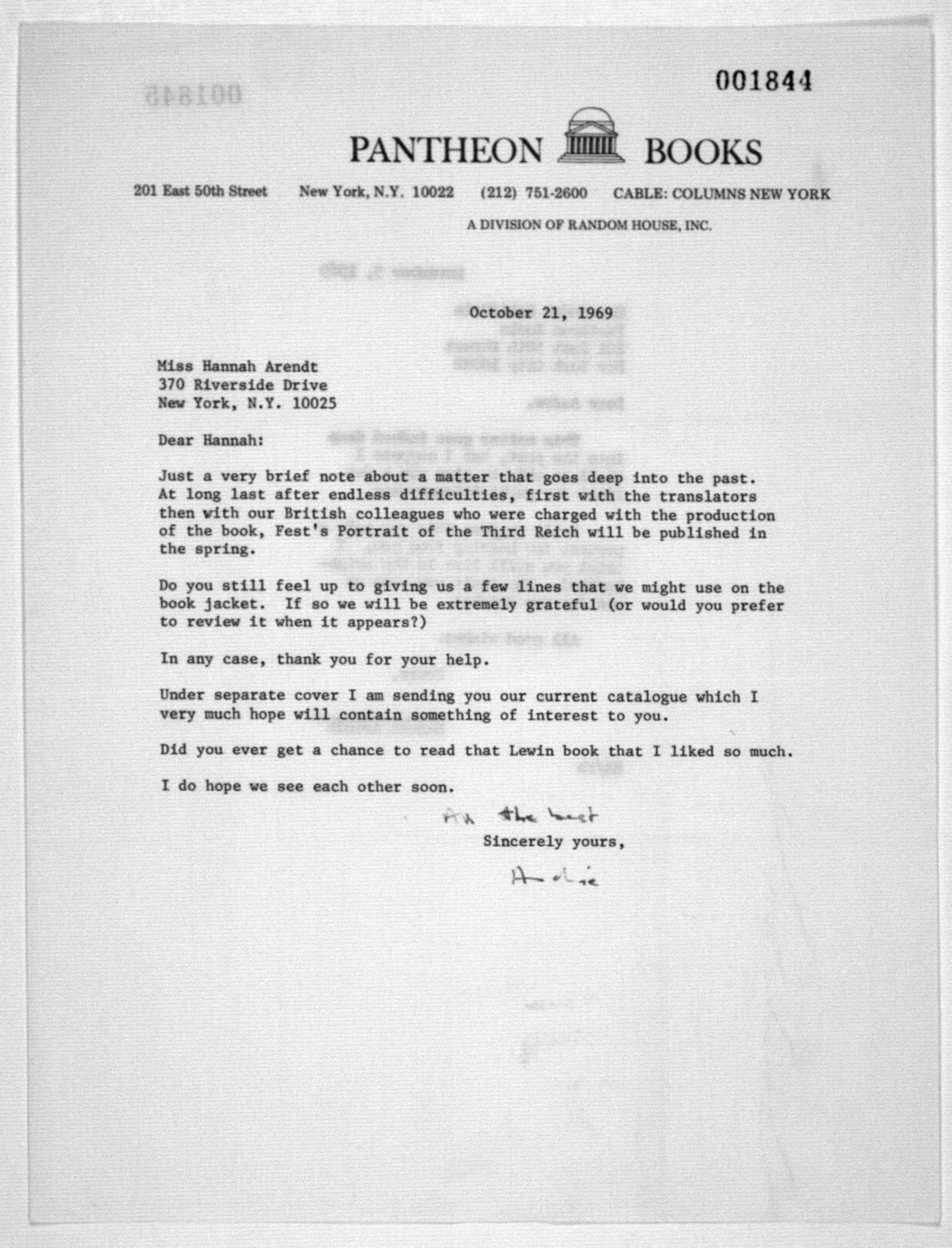 Scanned image of the current content page