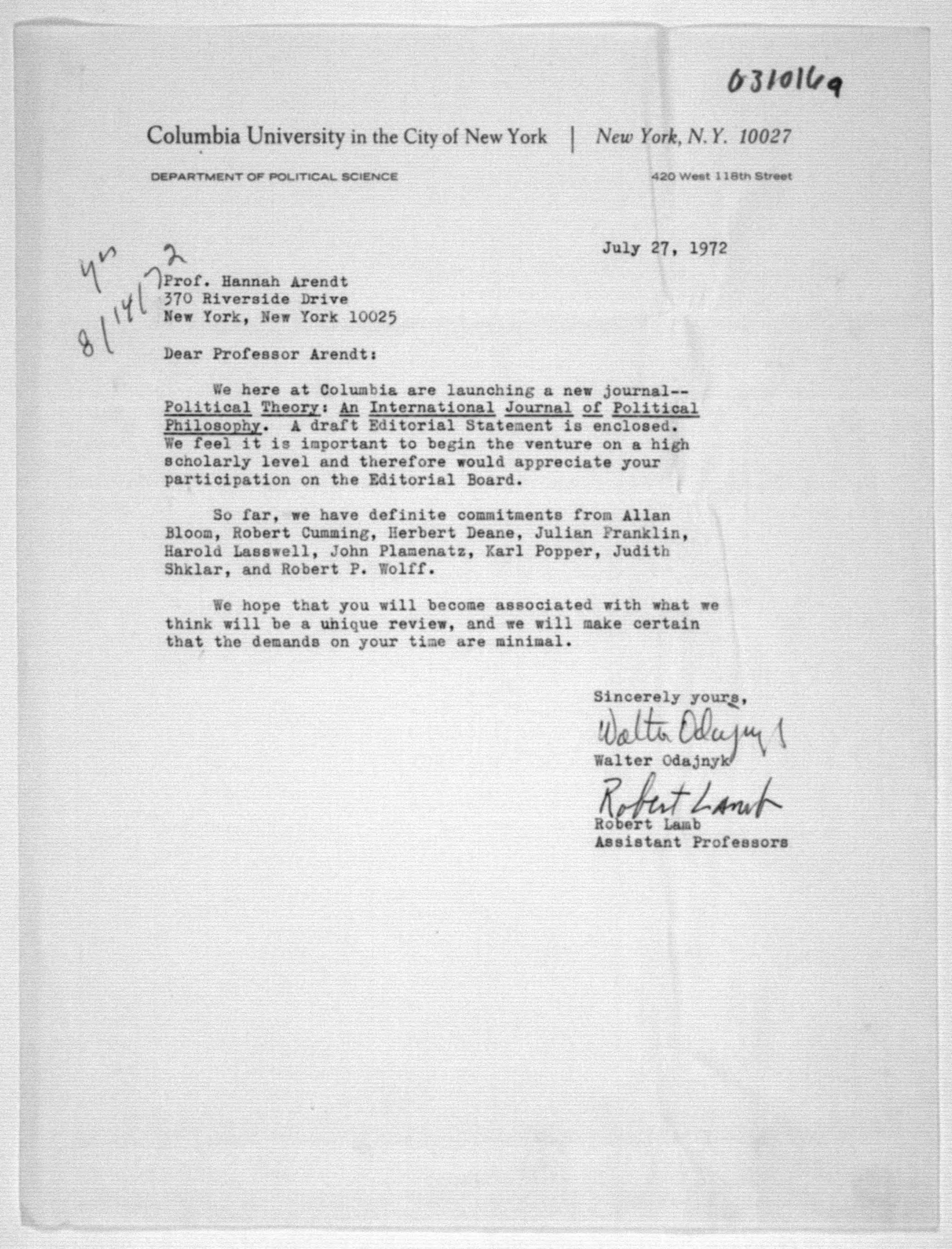 Scanned image of the current content page