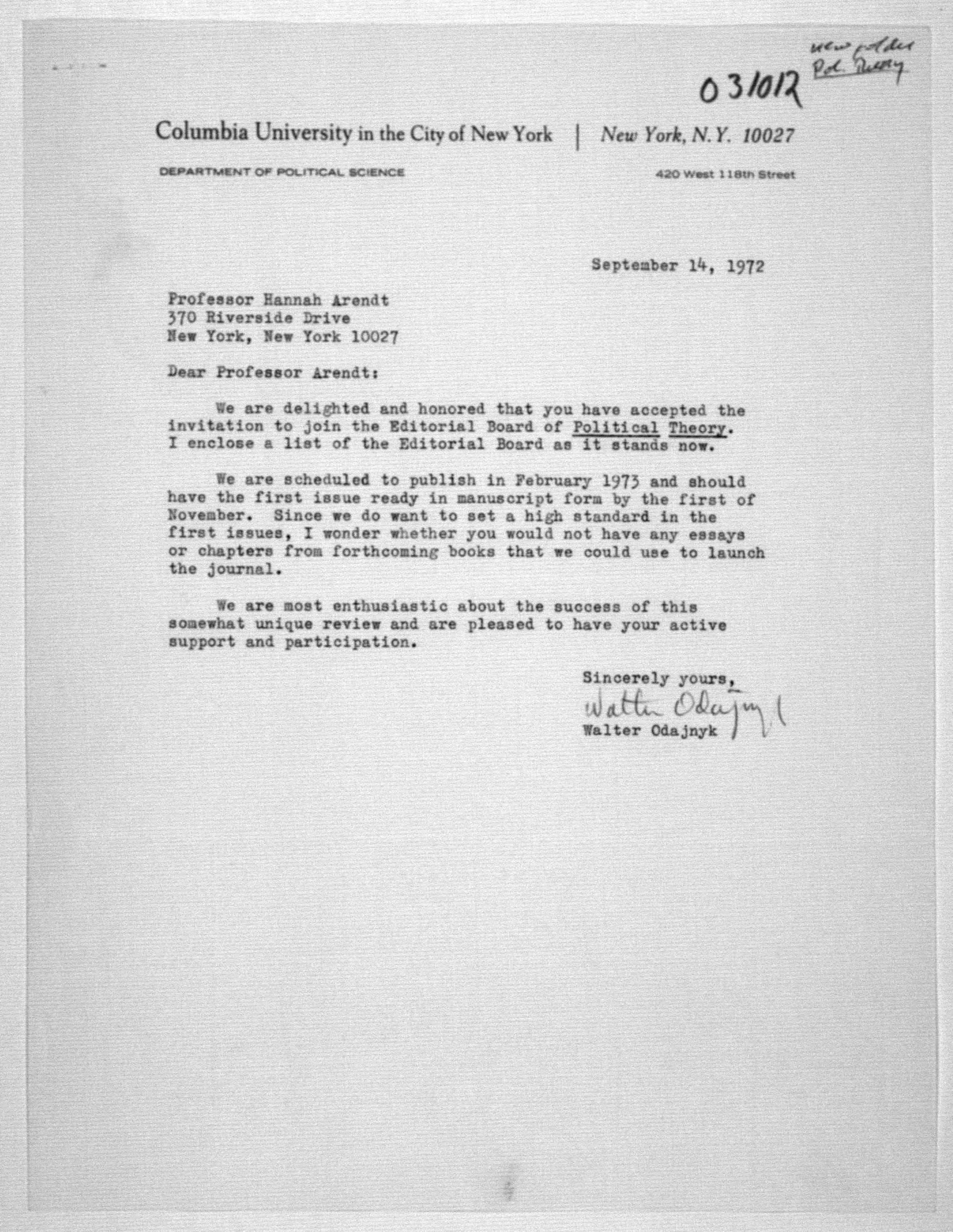 Scanned image of the current content page