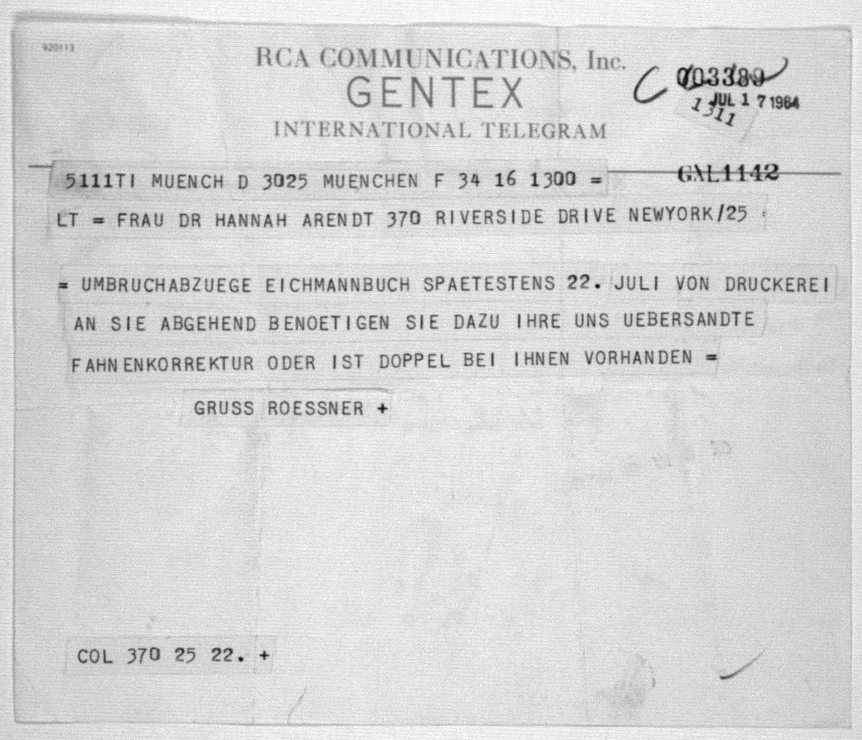 Scanned image of the current content page