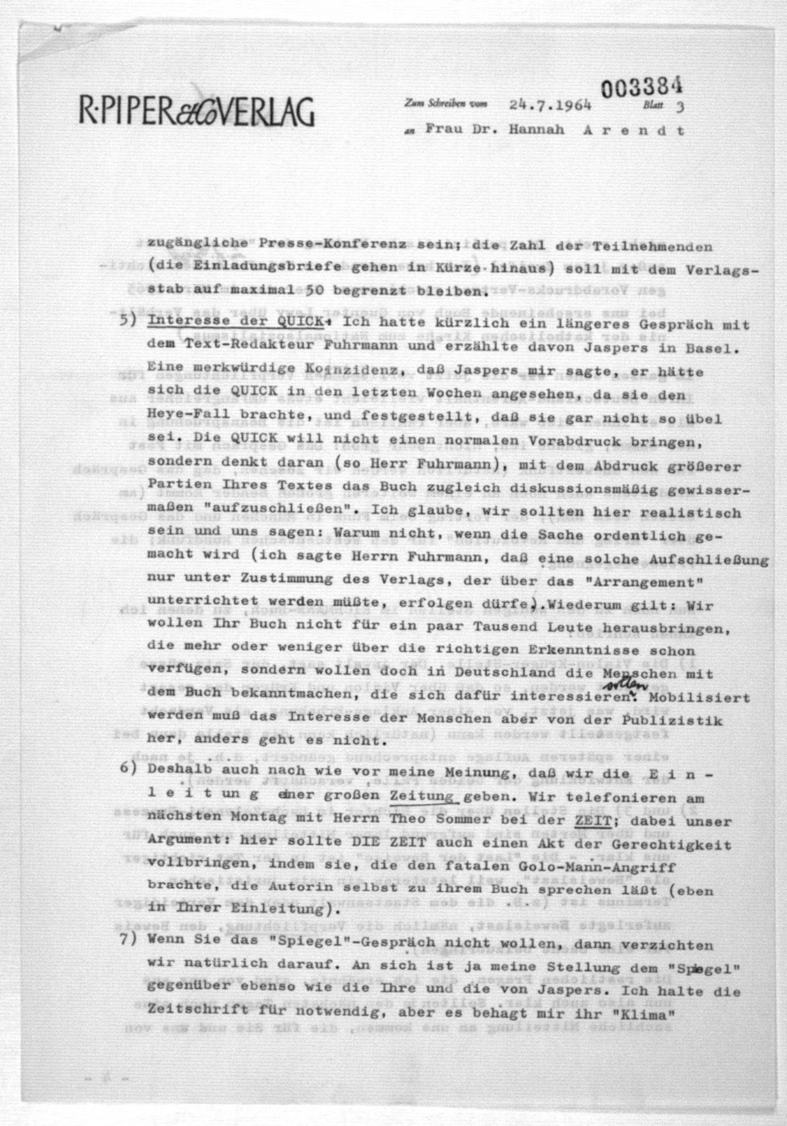 Scanned image of the current content page