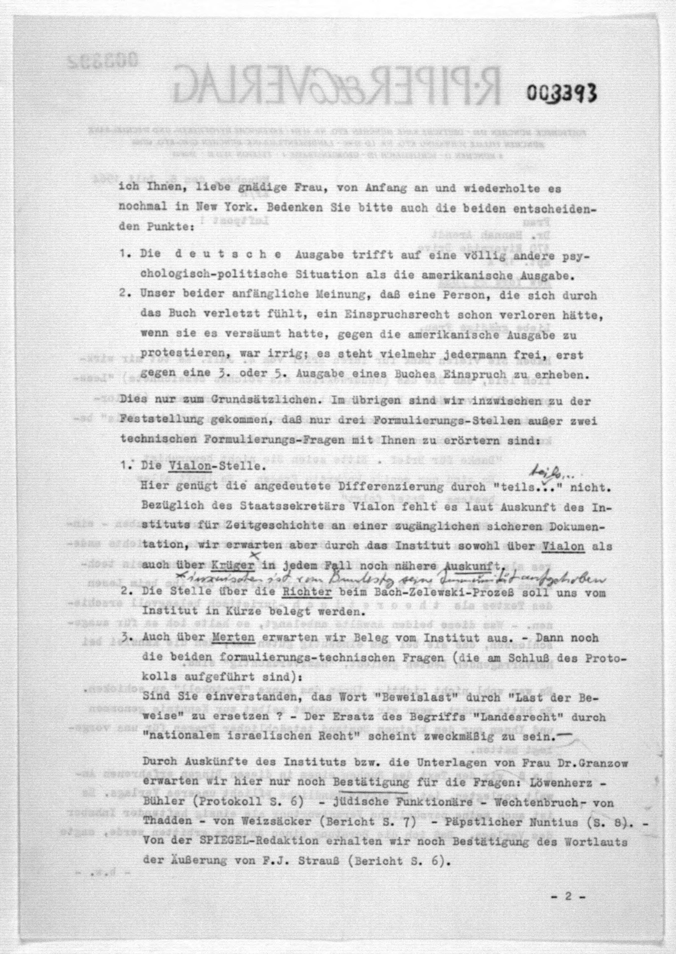 Scanned image of the current content page