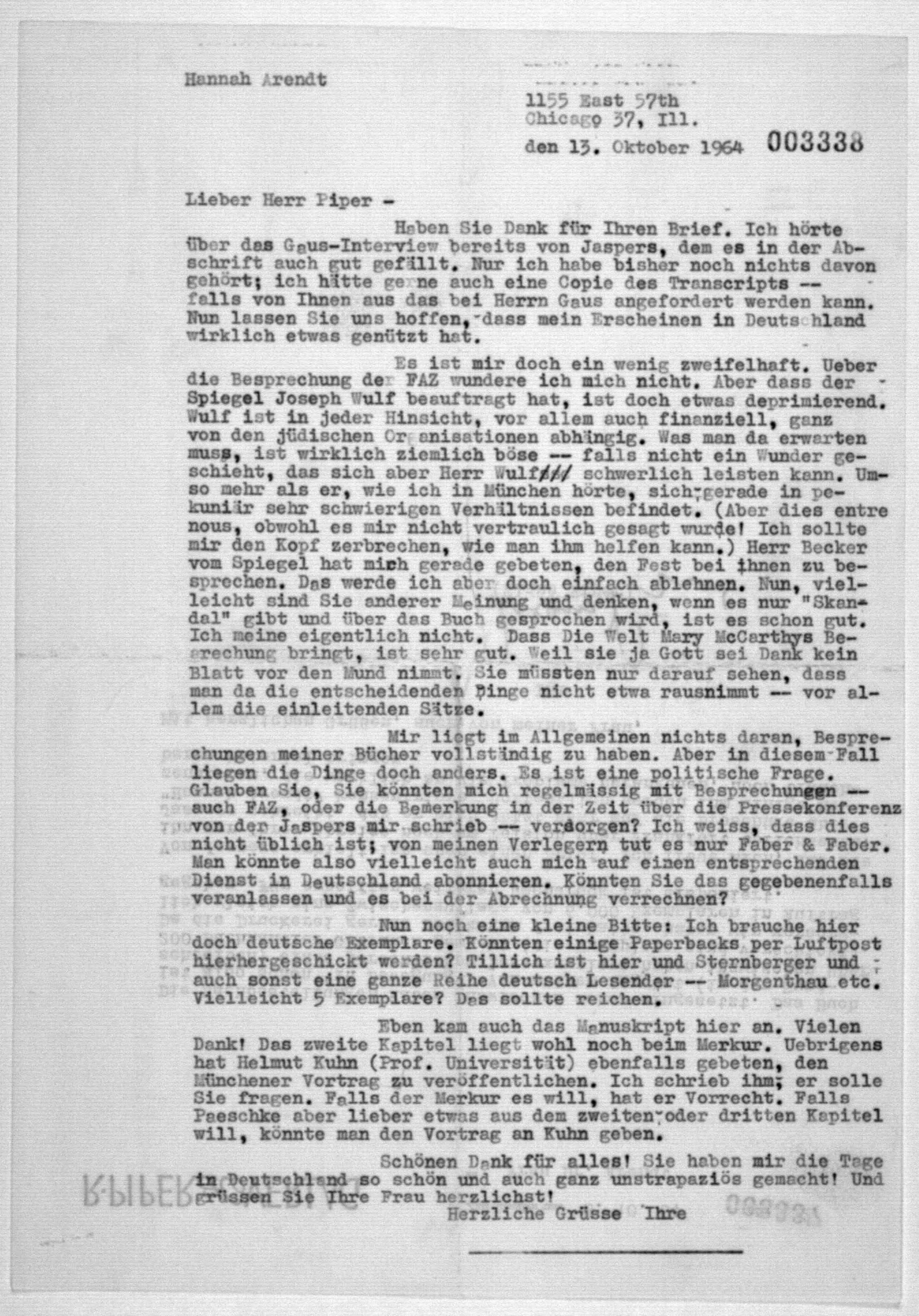 Scanned image of the current content page