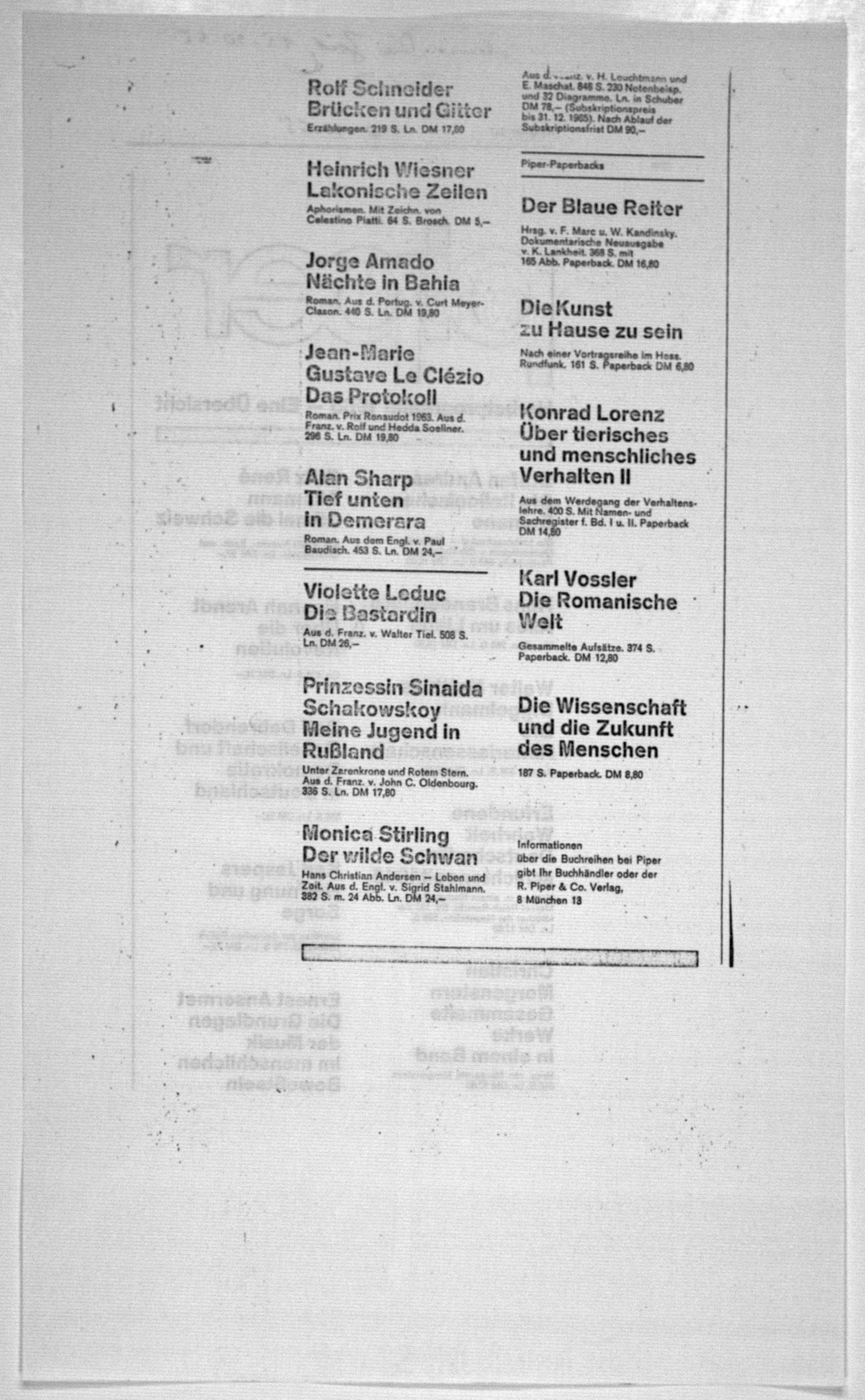 Scanned image of the current content page