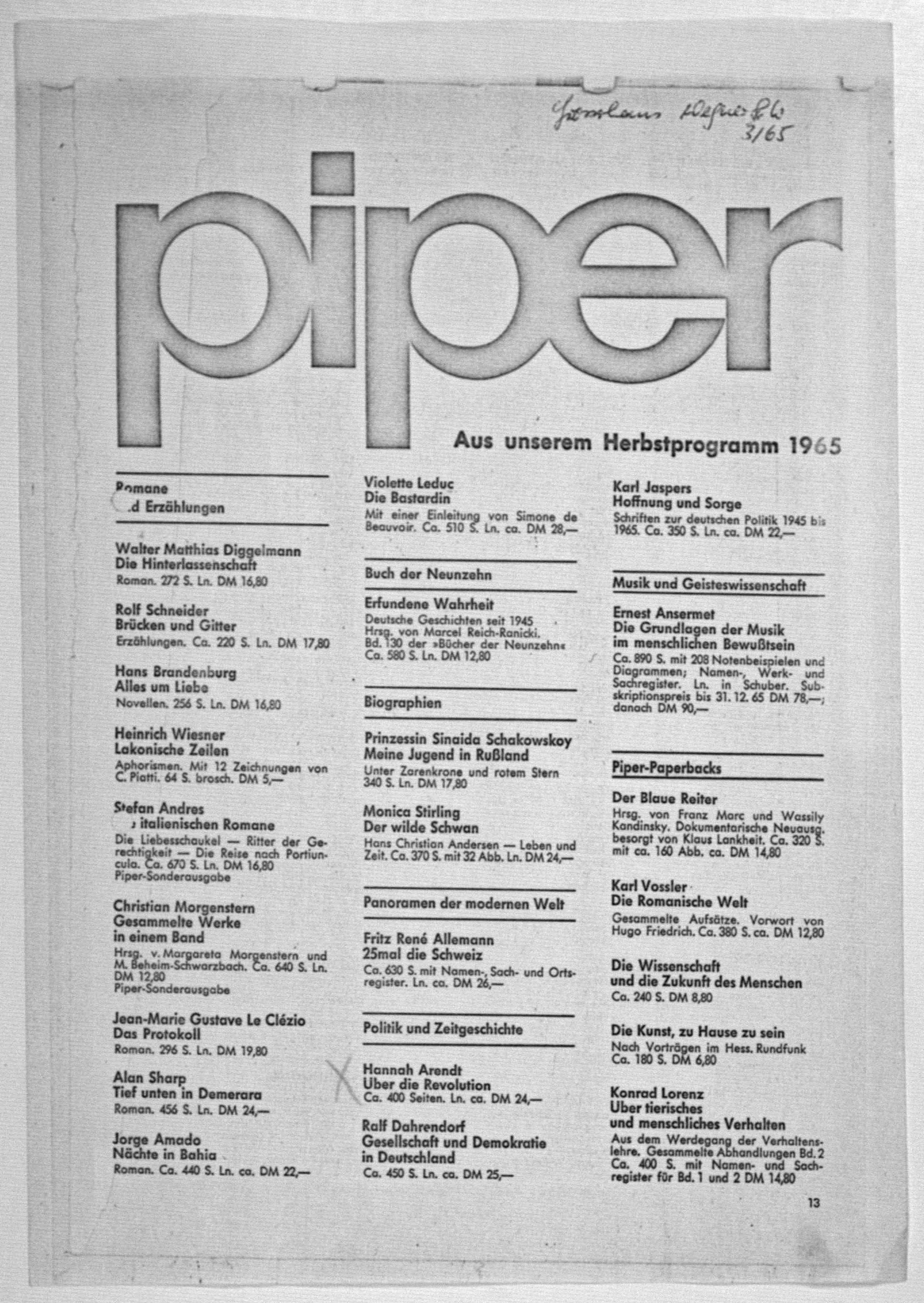 Scanned image of the current content page