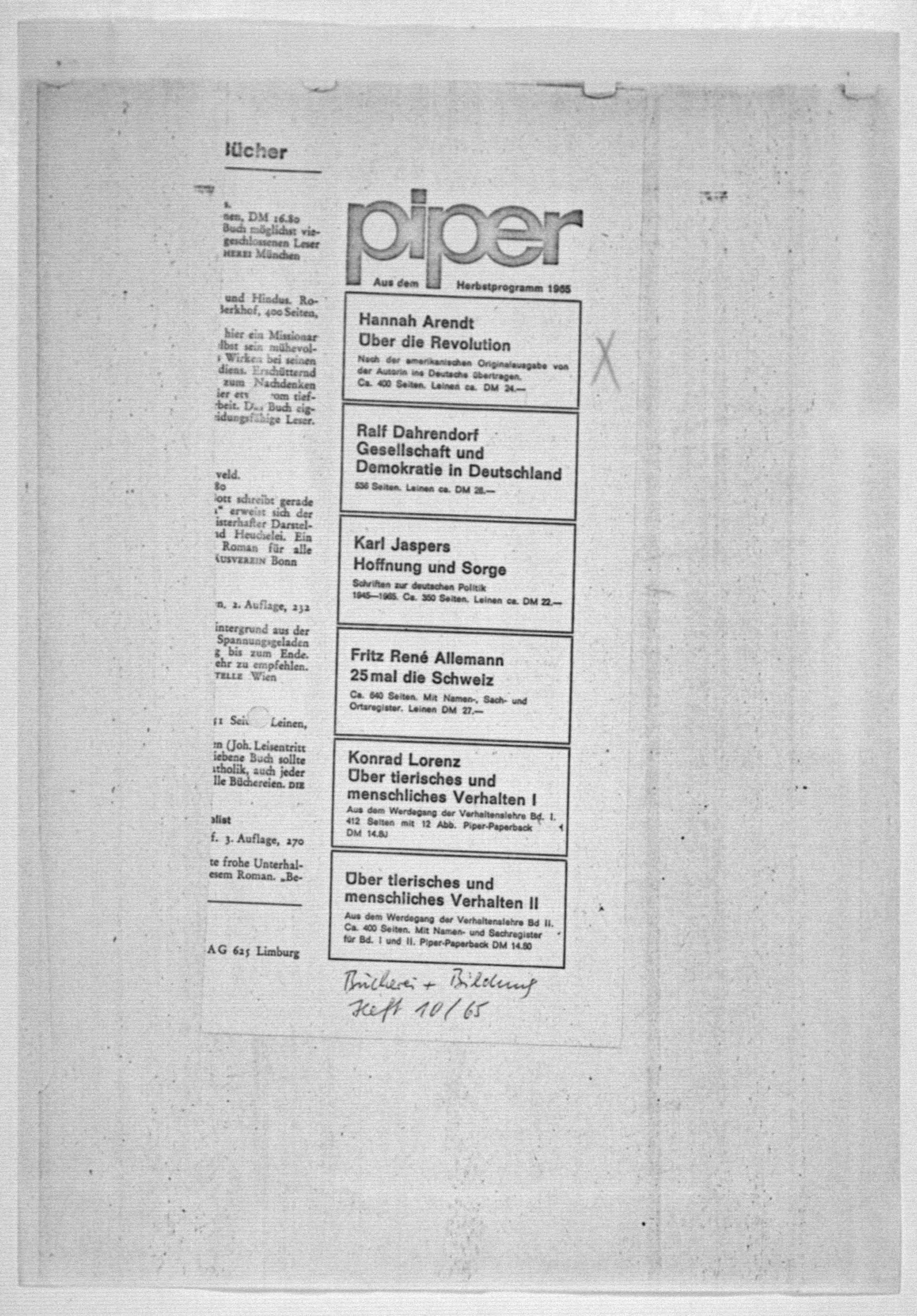 Scanned image of the current content page